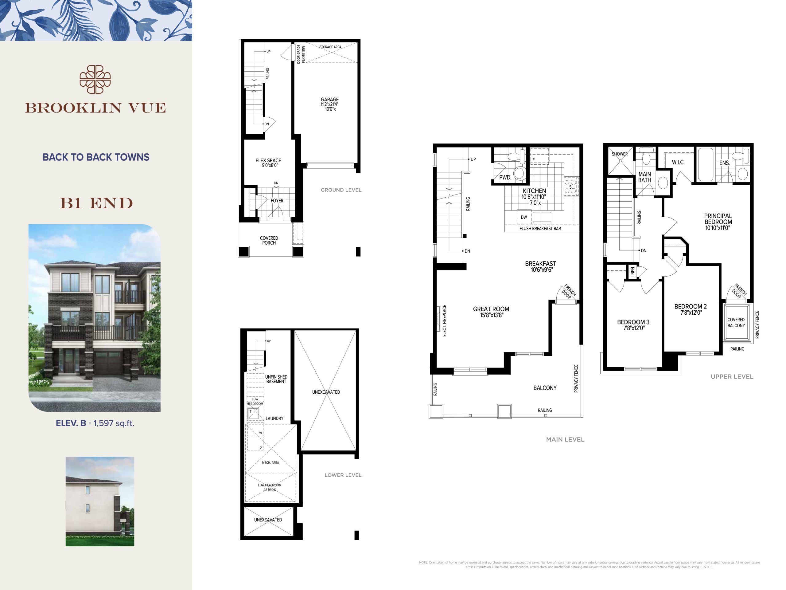 B1 End floor plan