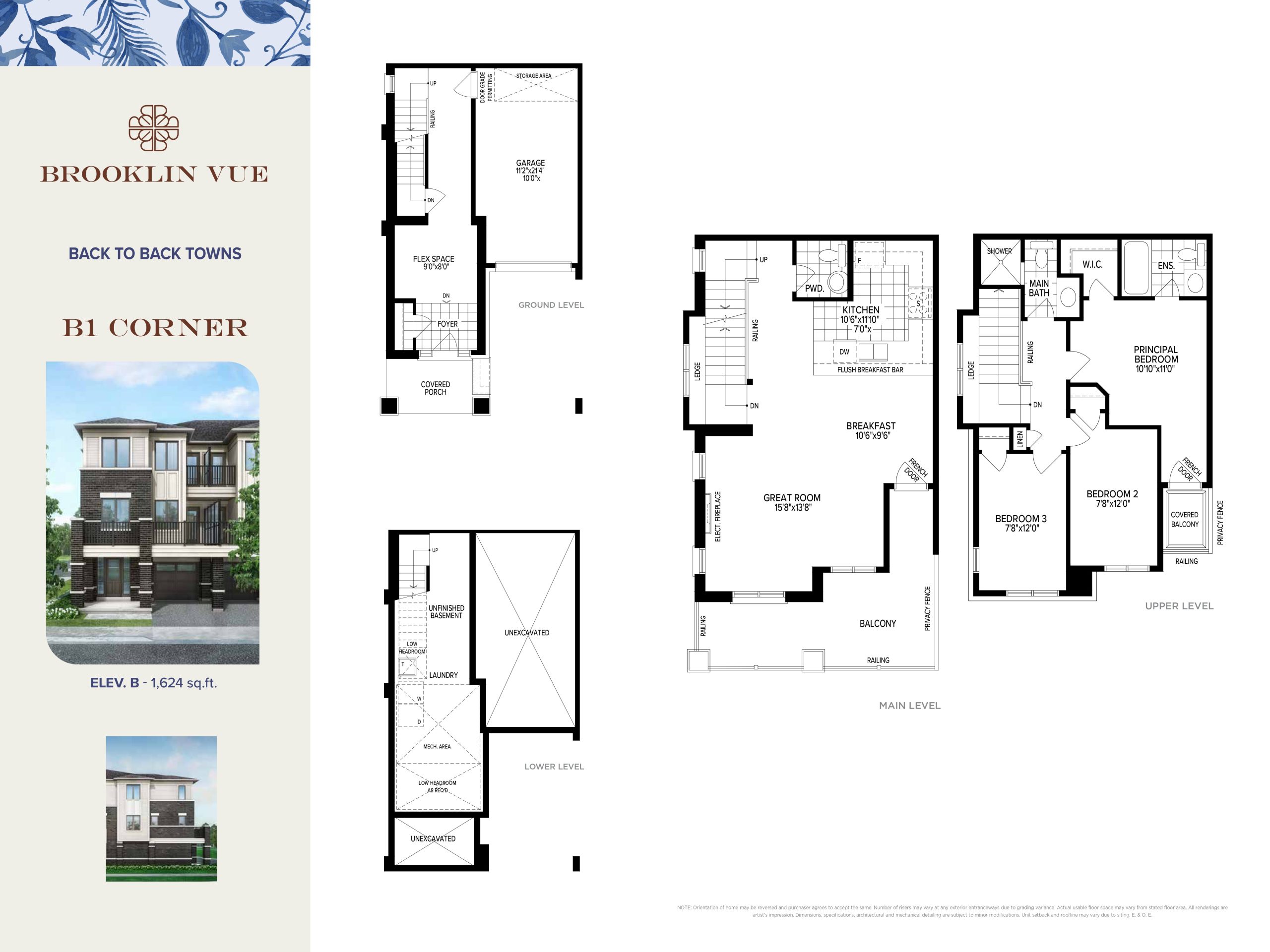 B1 Corner floor plan
