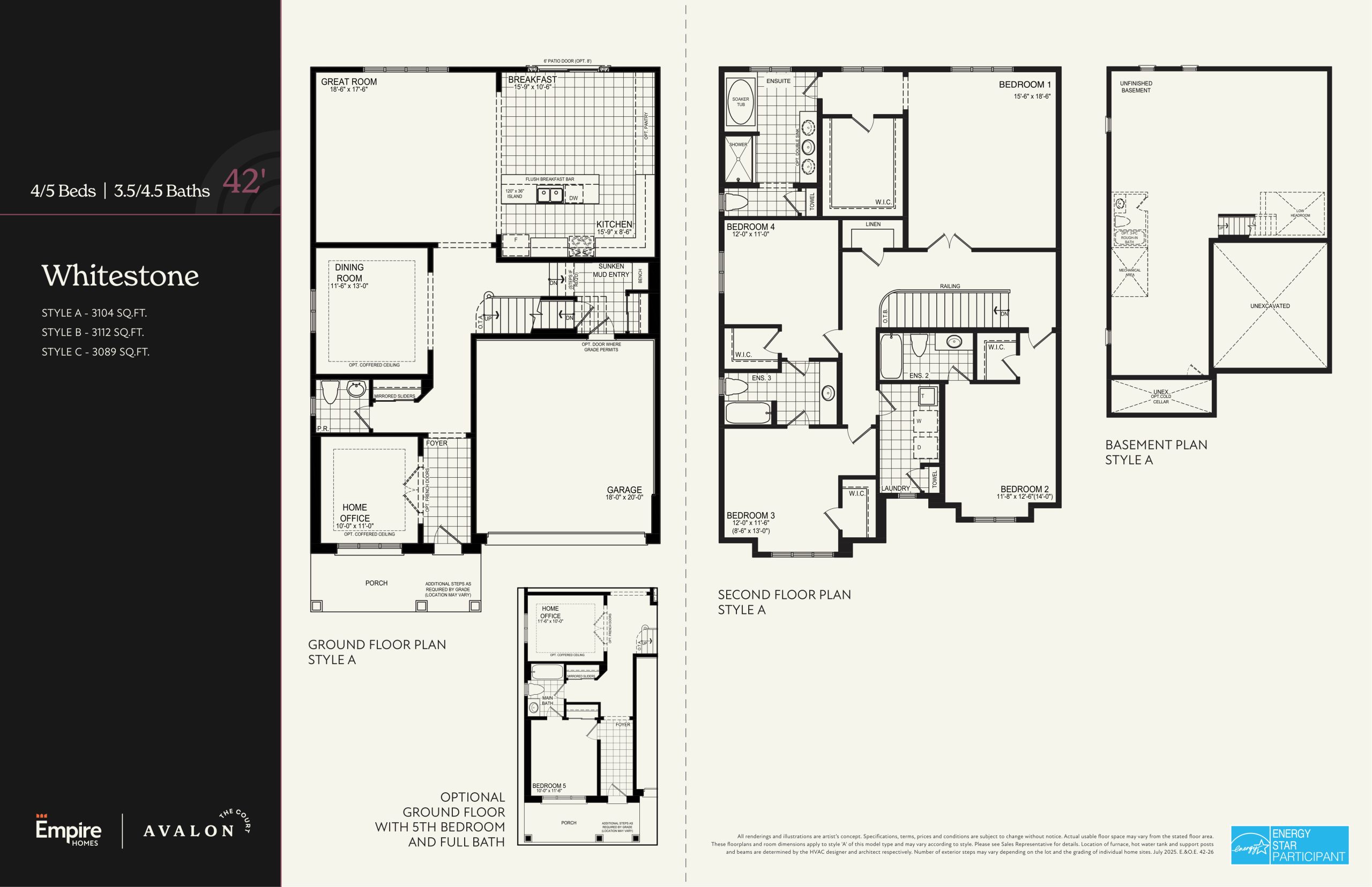 Whitestone floor plan