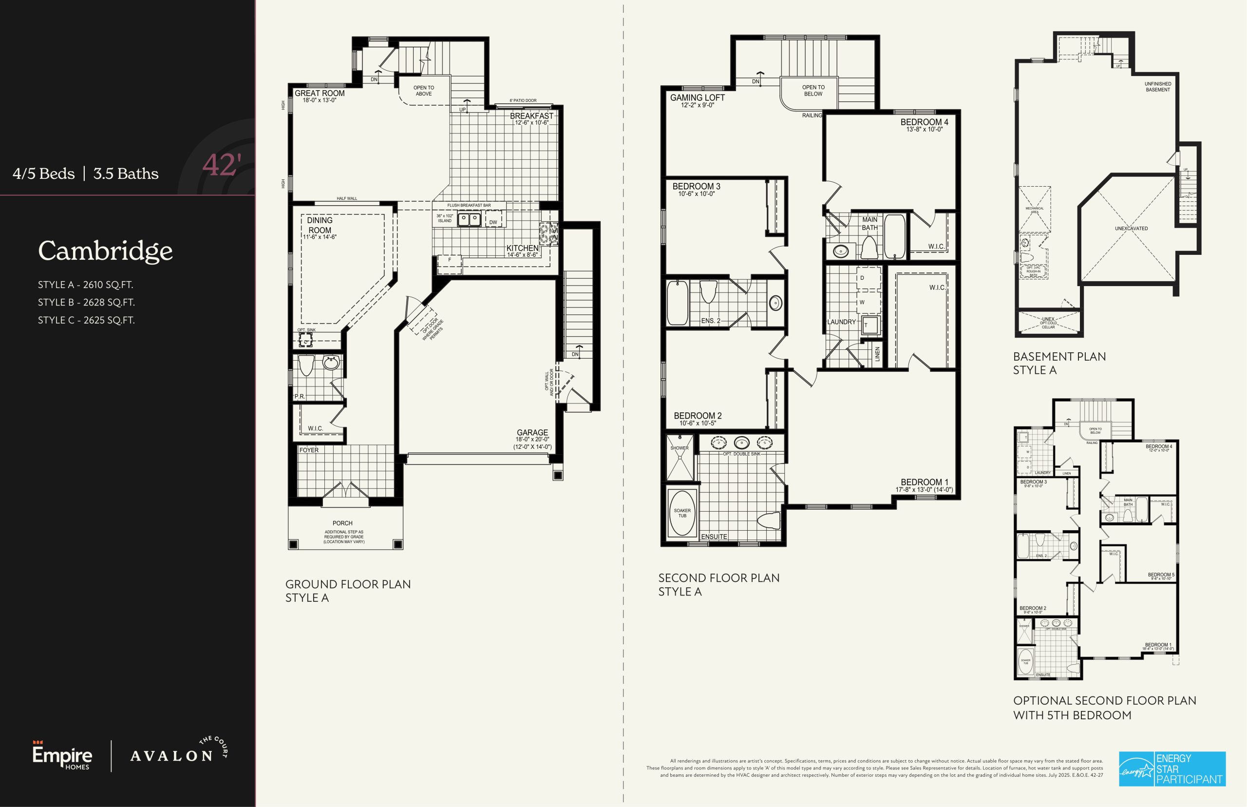 Cambridge floor plan