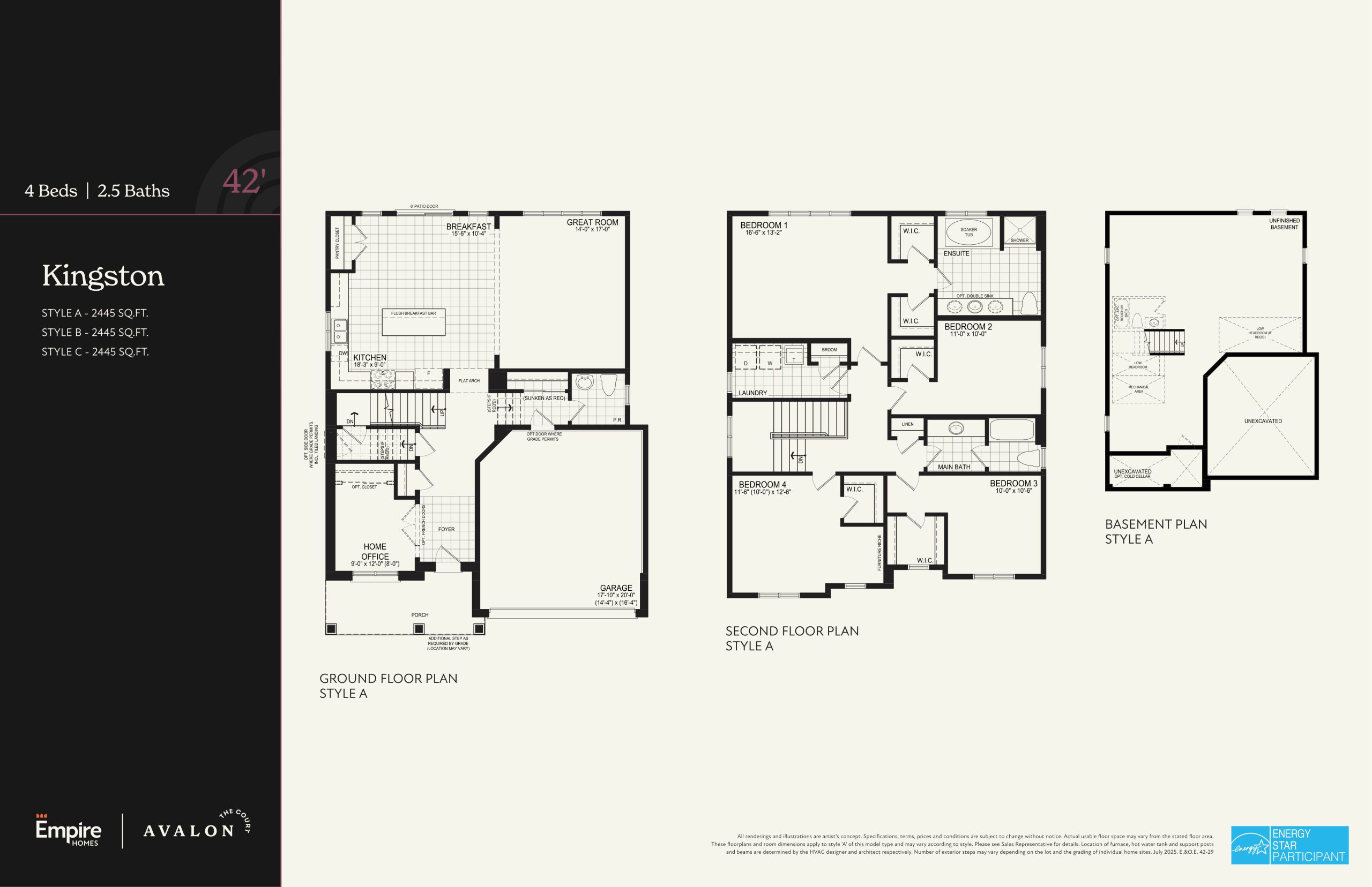 Kingston floor plan