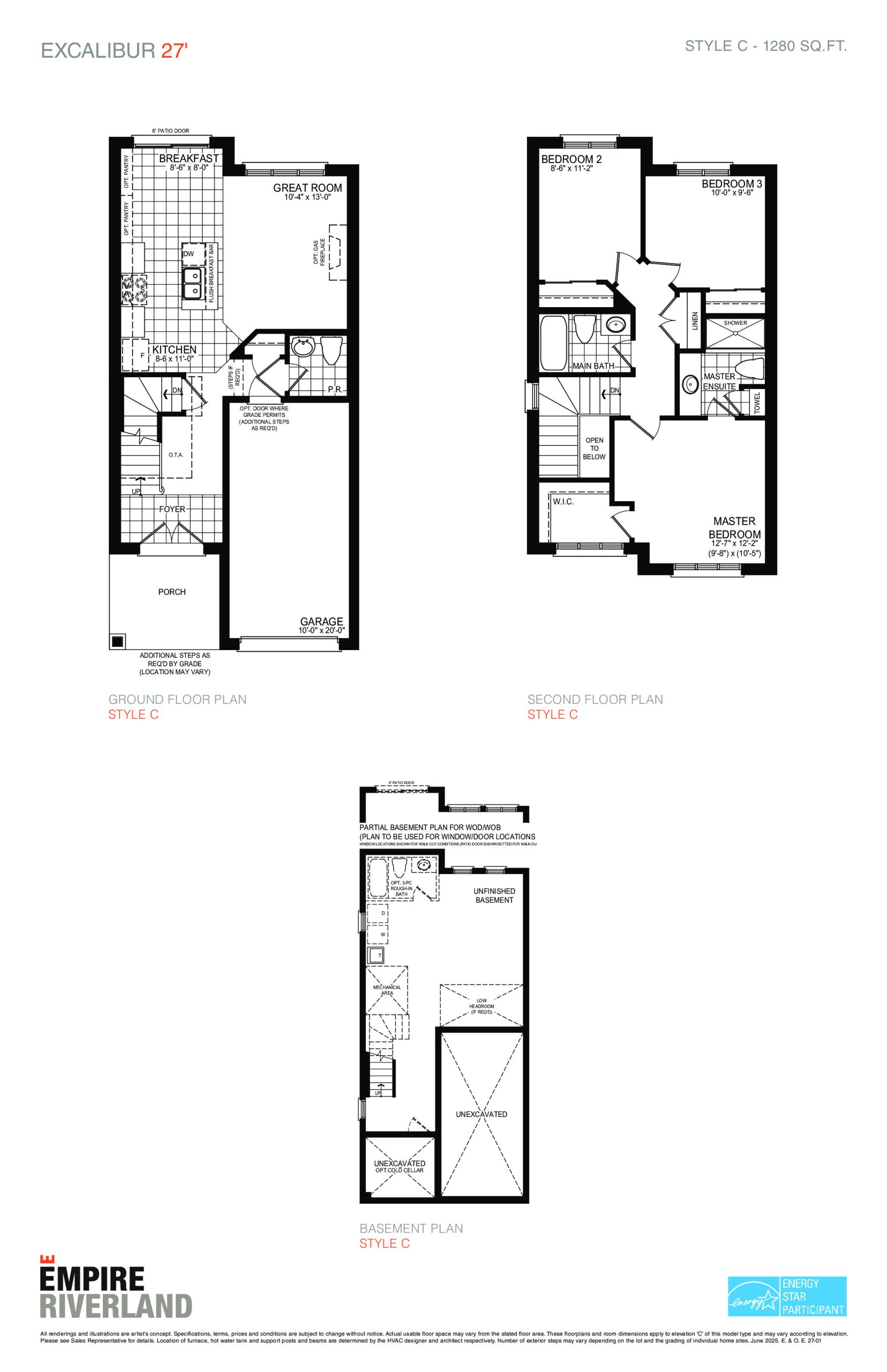 Excalibur 27' floor plan