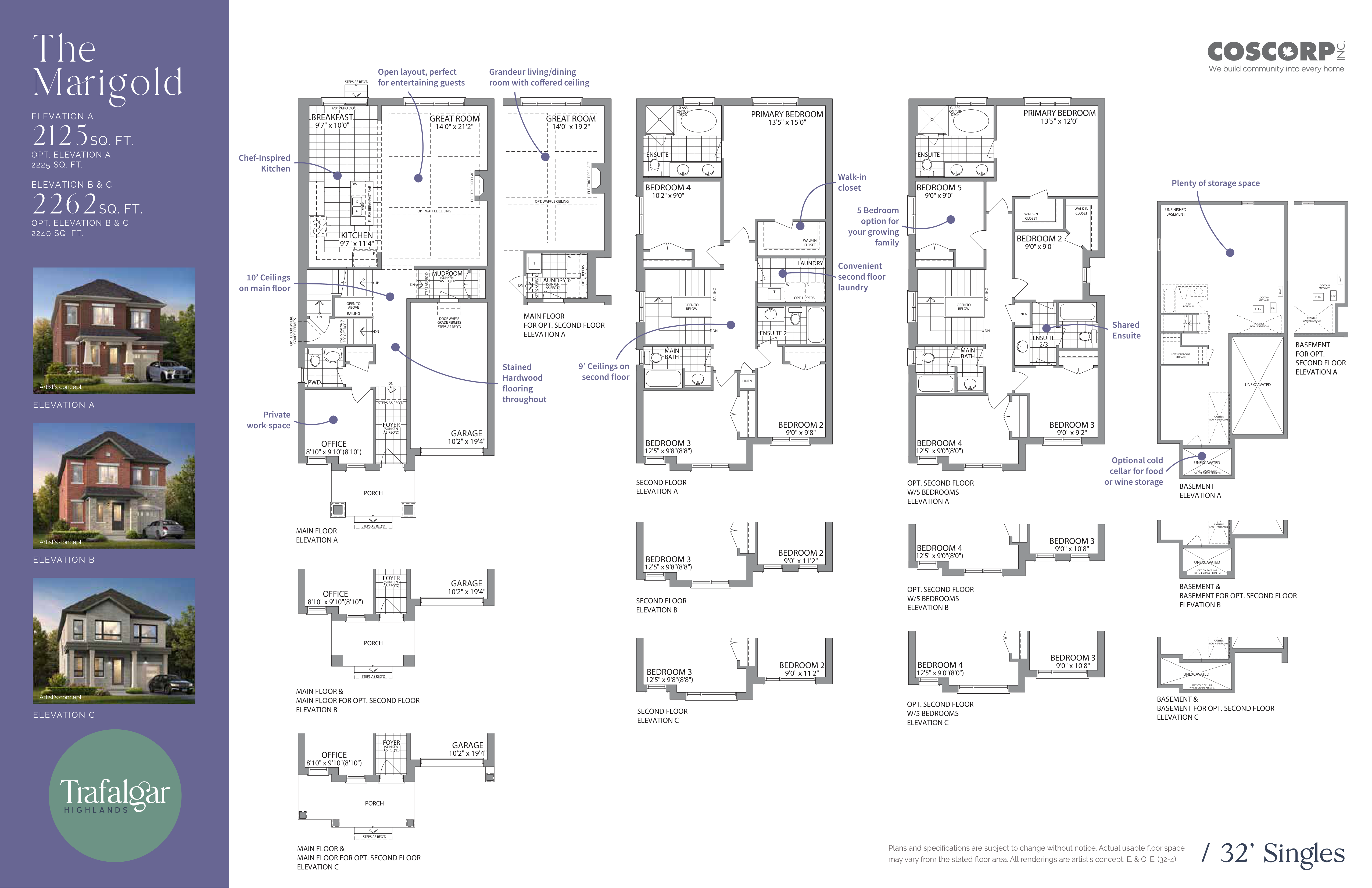 The Marigold floor plan
