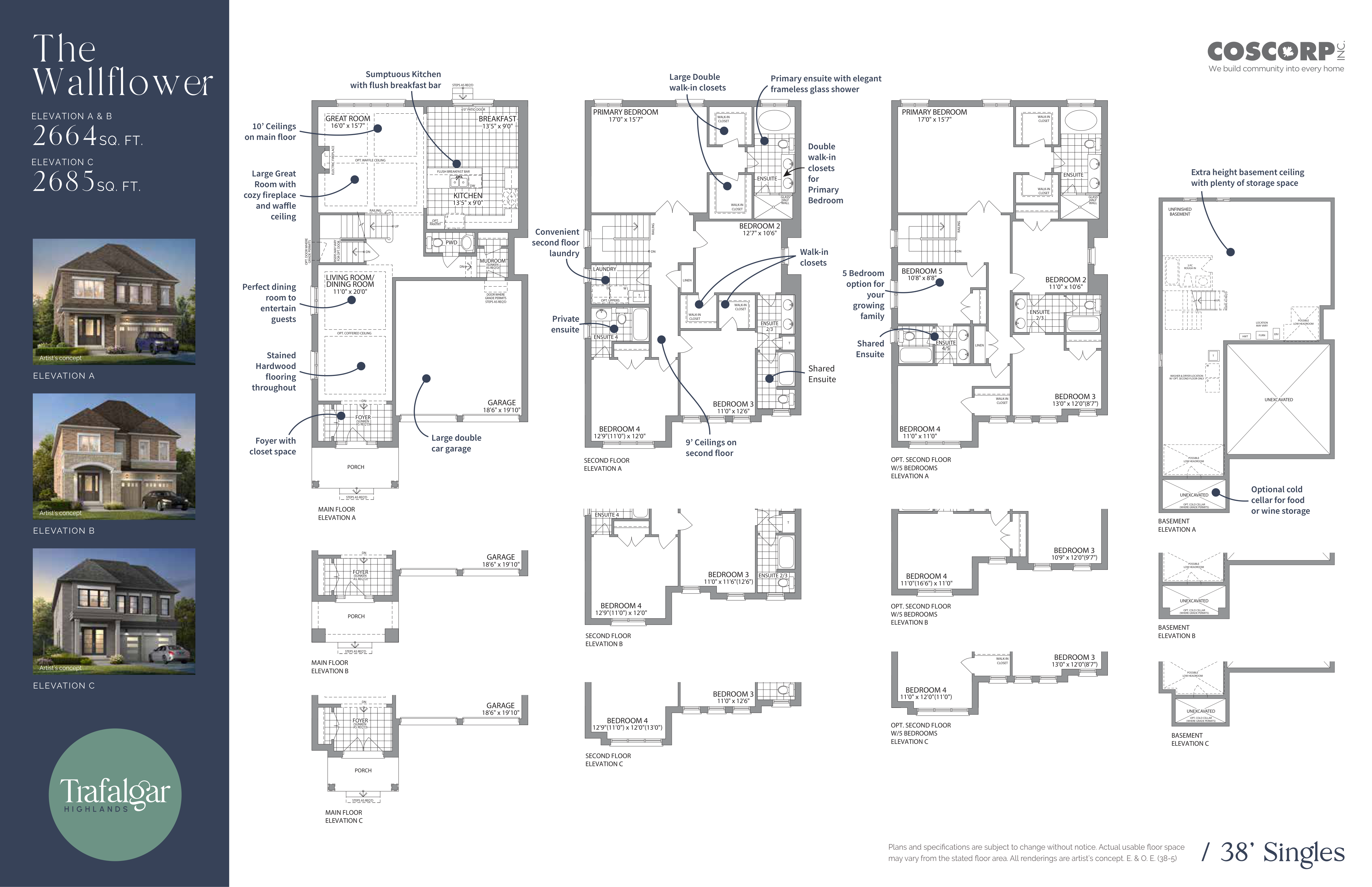 The Wallflower floor plan
