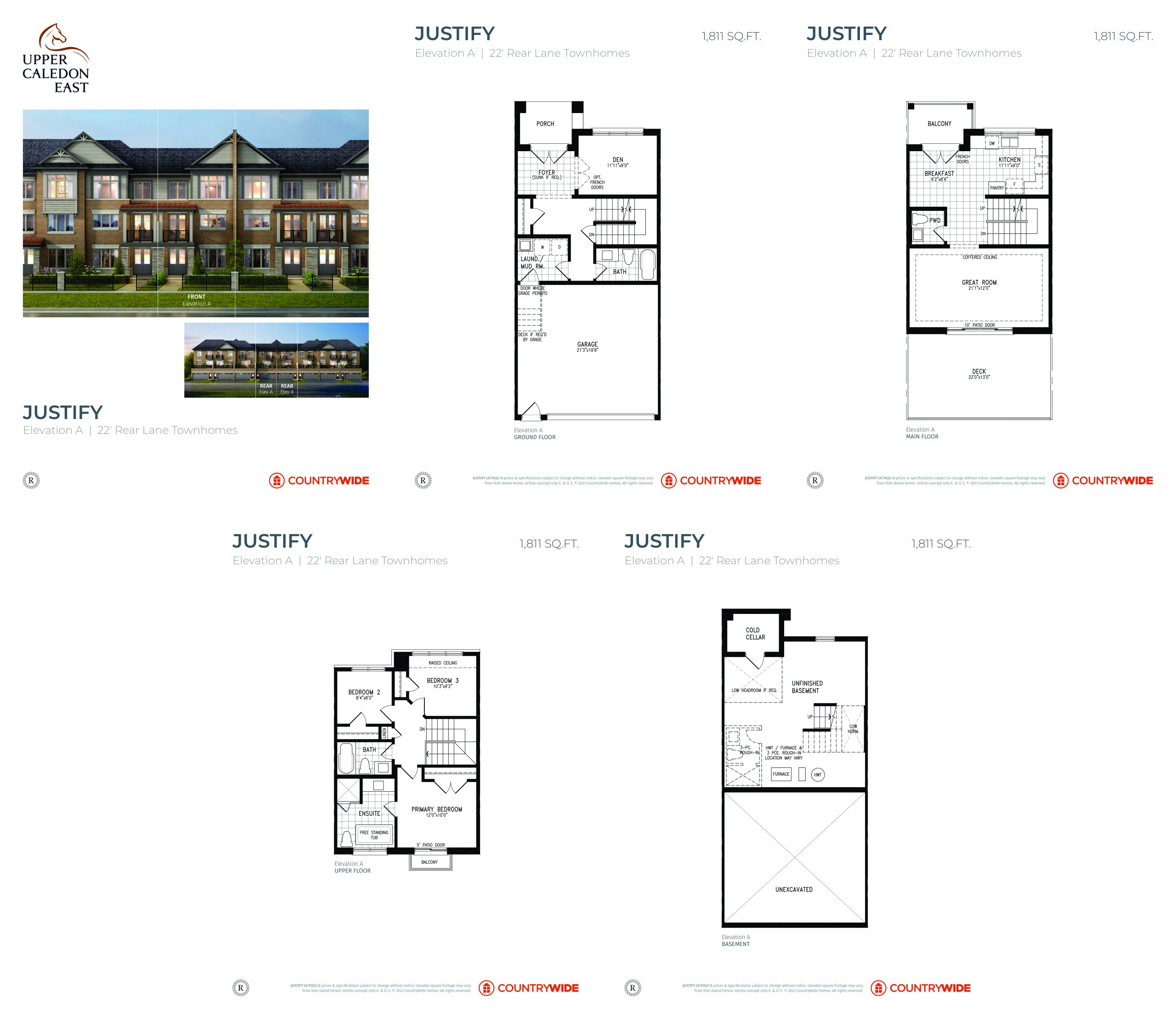 Justify (Elevation A) plan preview