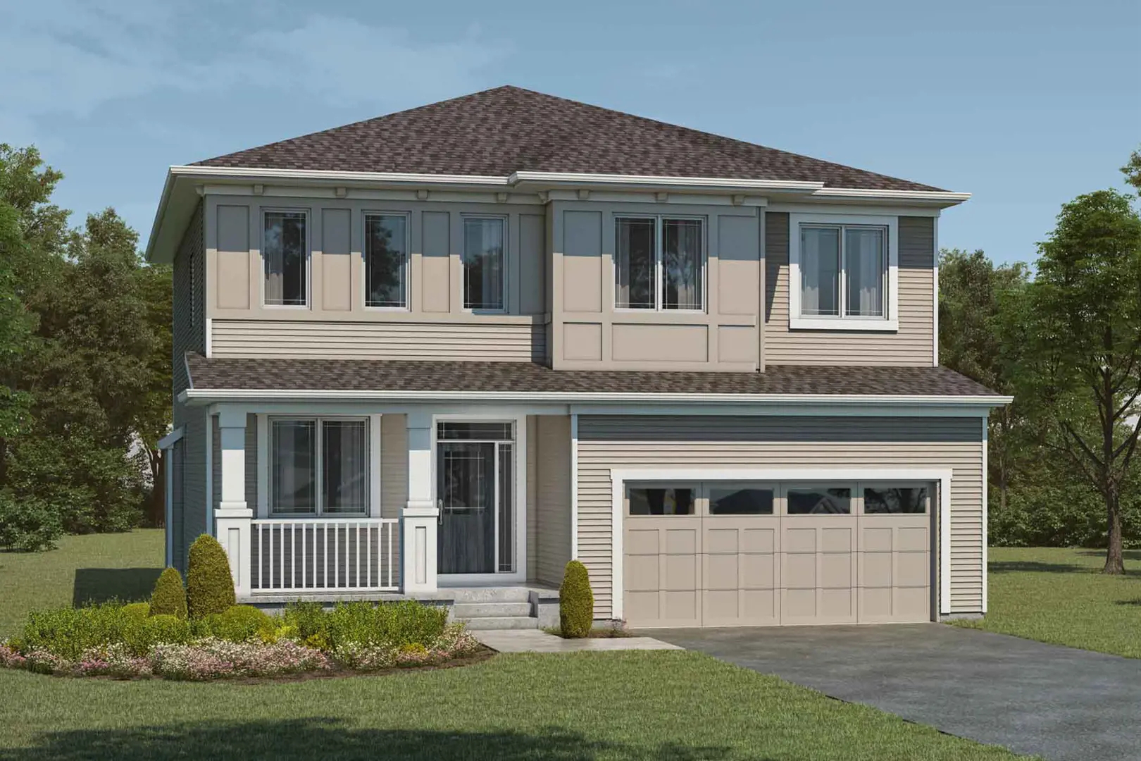 Cityscape in Calgary — rendering 3