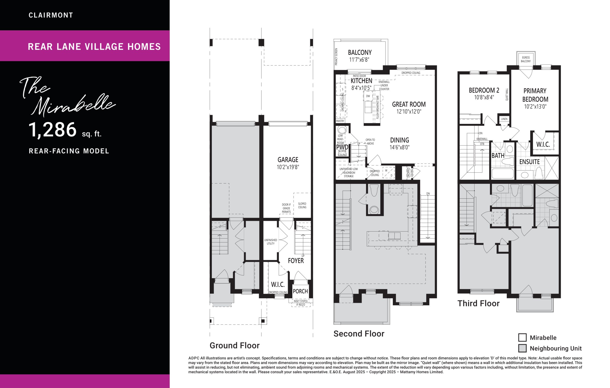 The Mirabelle floor plan