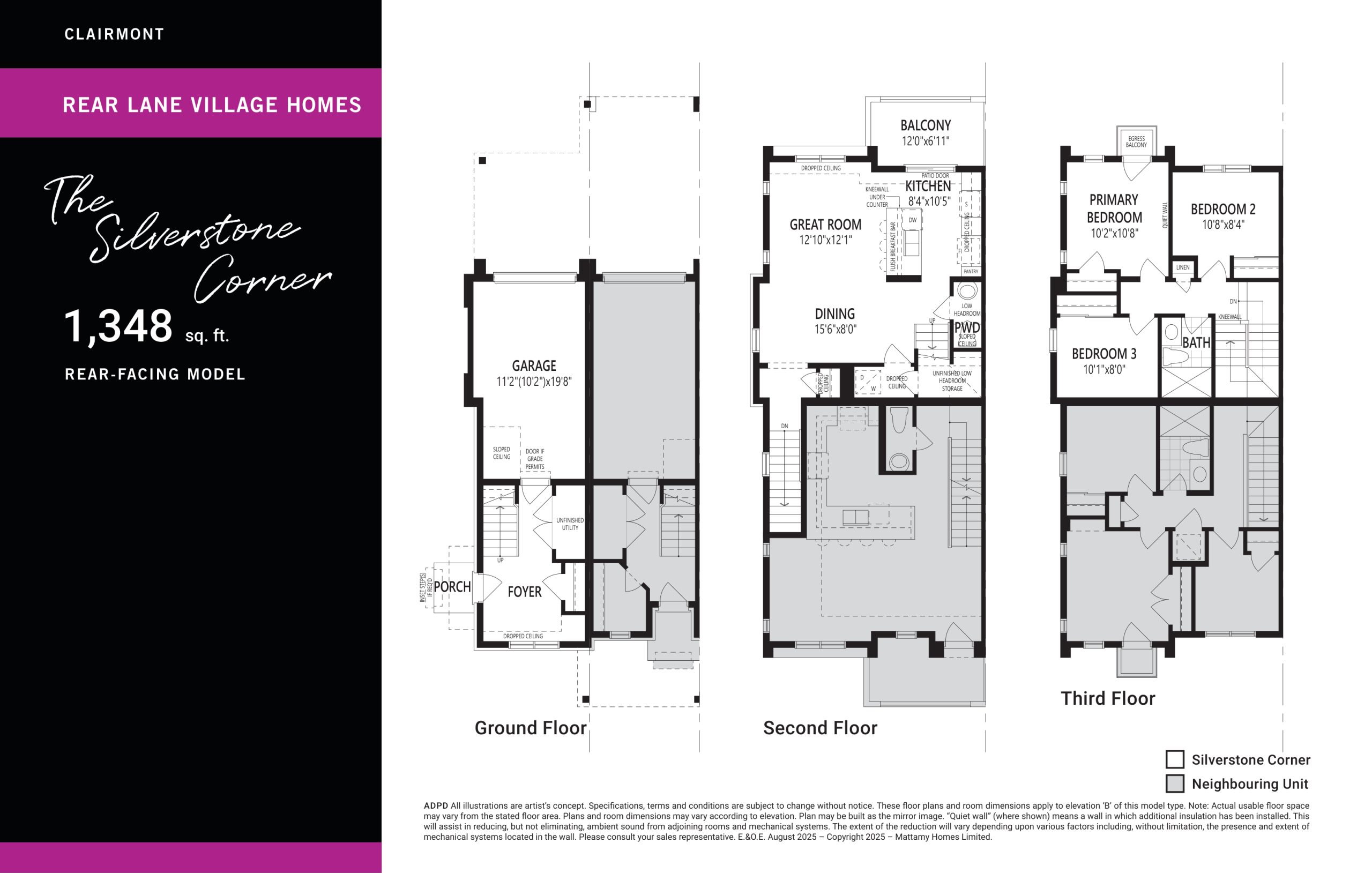 The Silverstone Corner floor plan