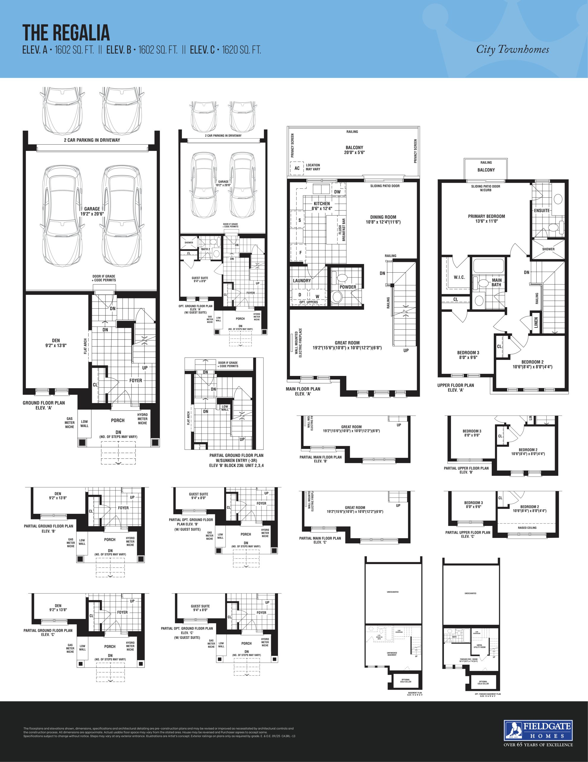The Regalia floor plan