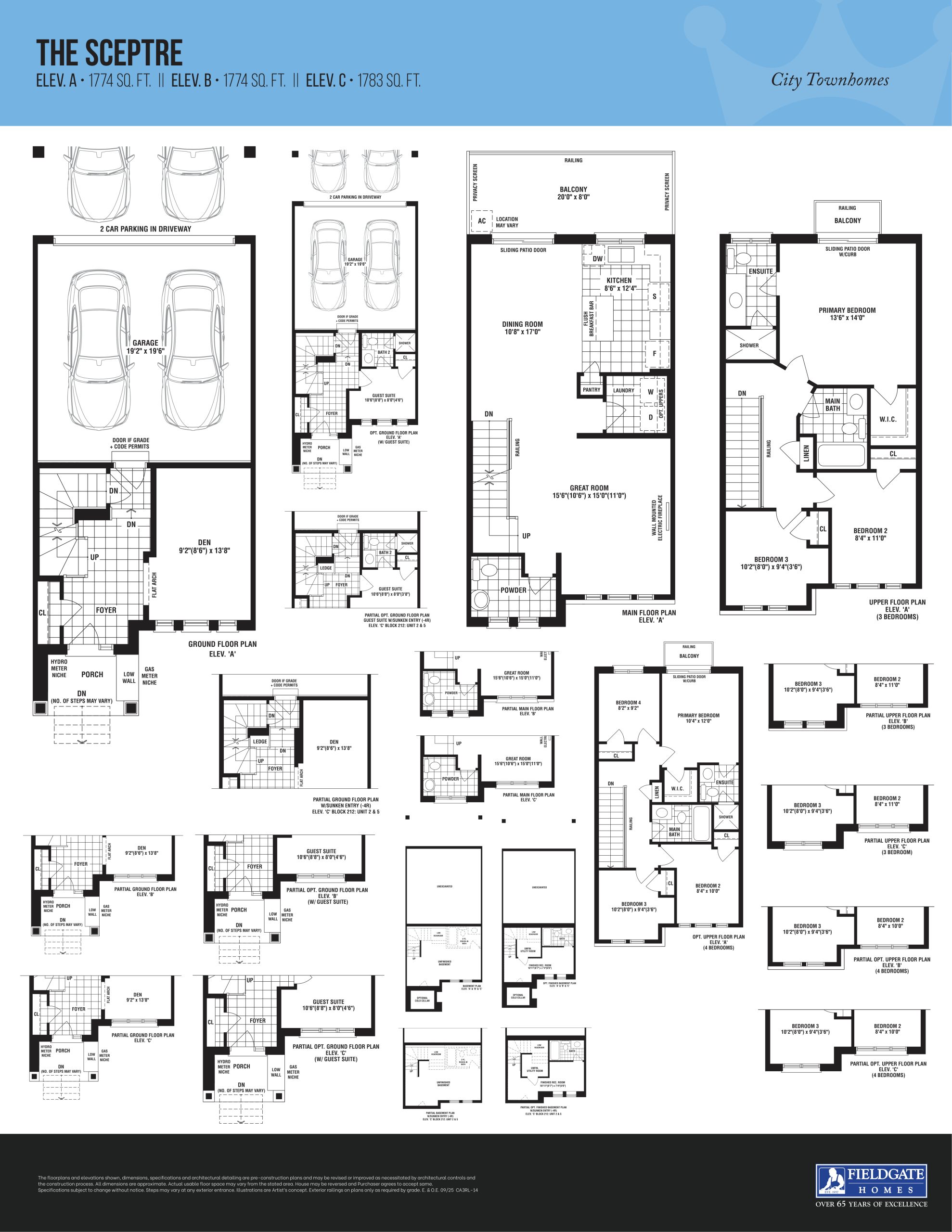 The Sceptre floor plan