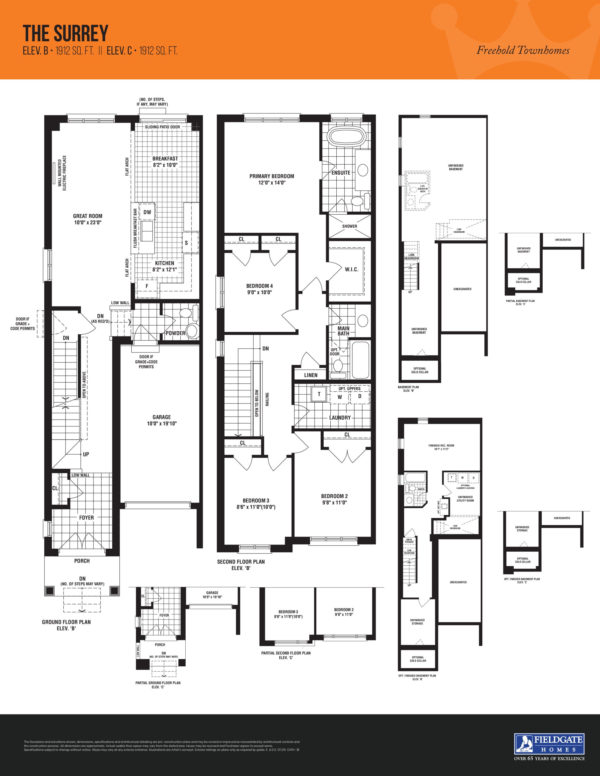 The Surrey floor plan
