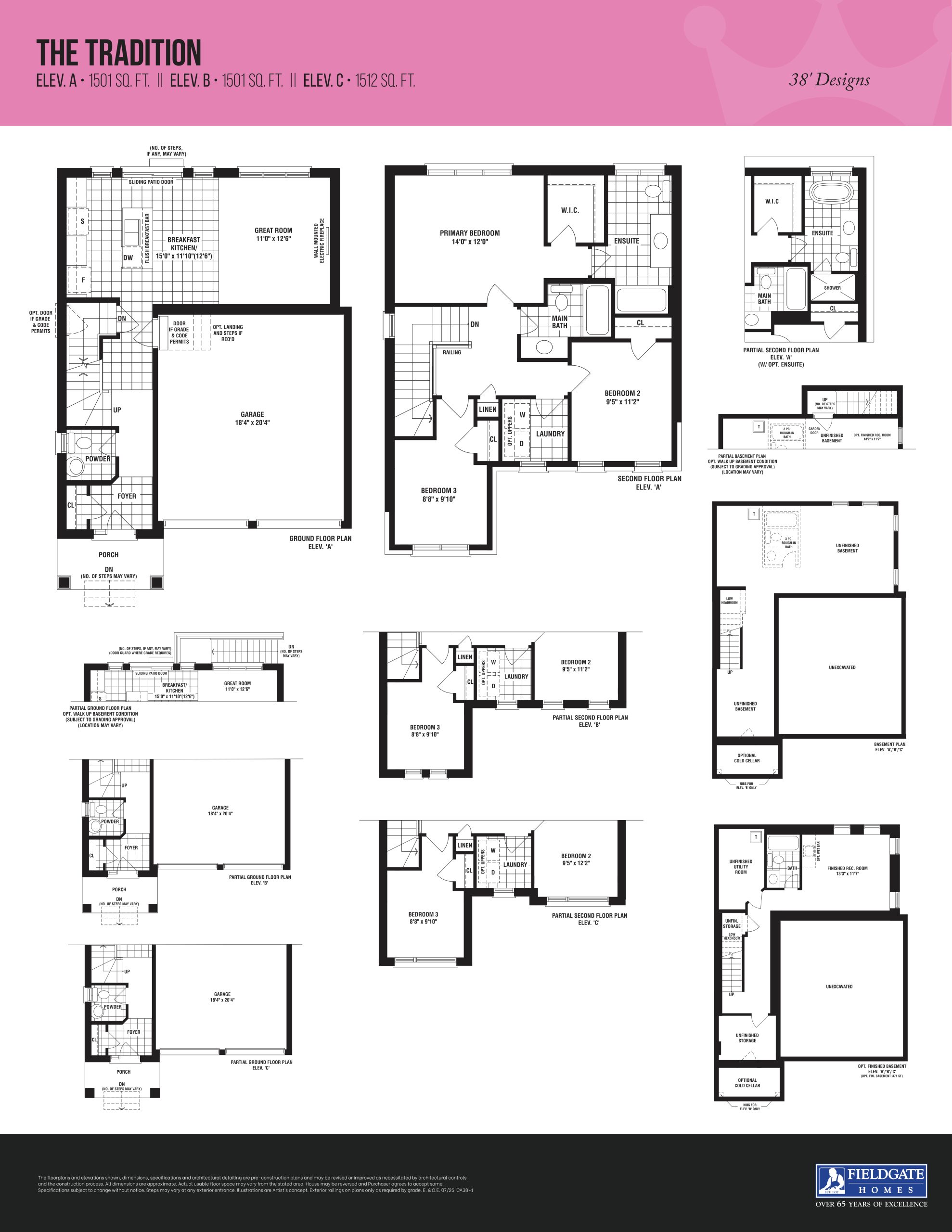The Tradition floor plan