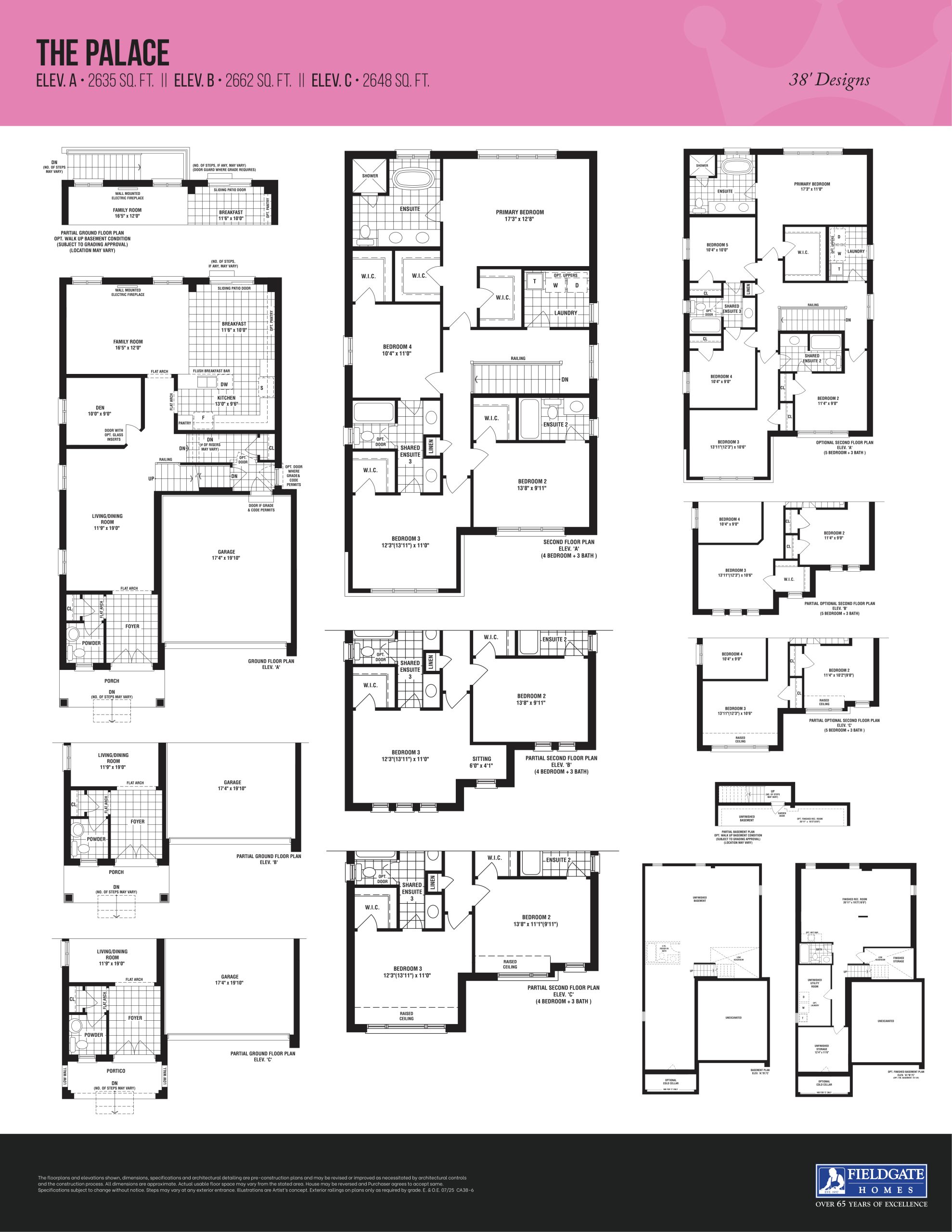 The Palace floor plan