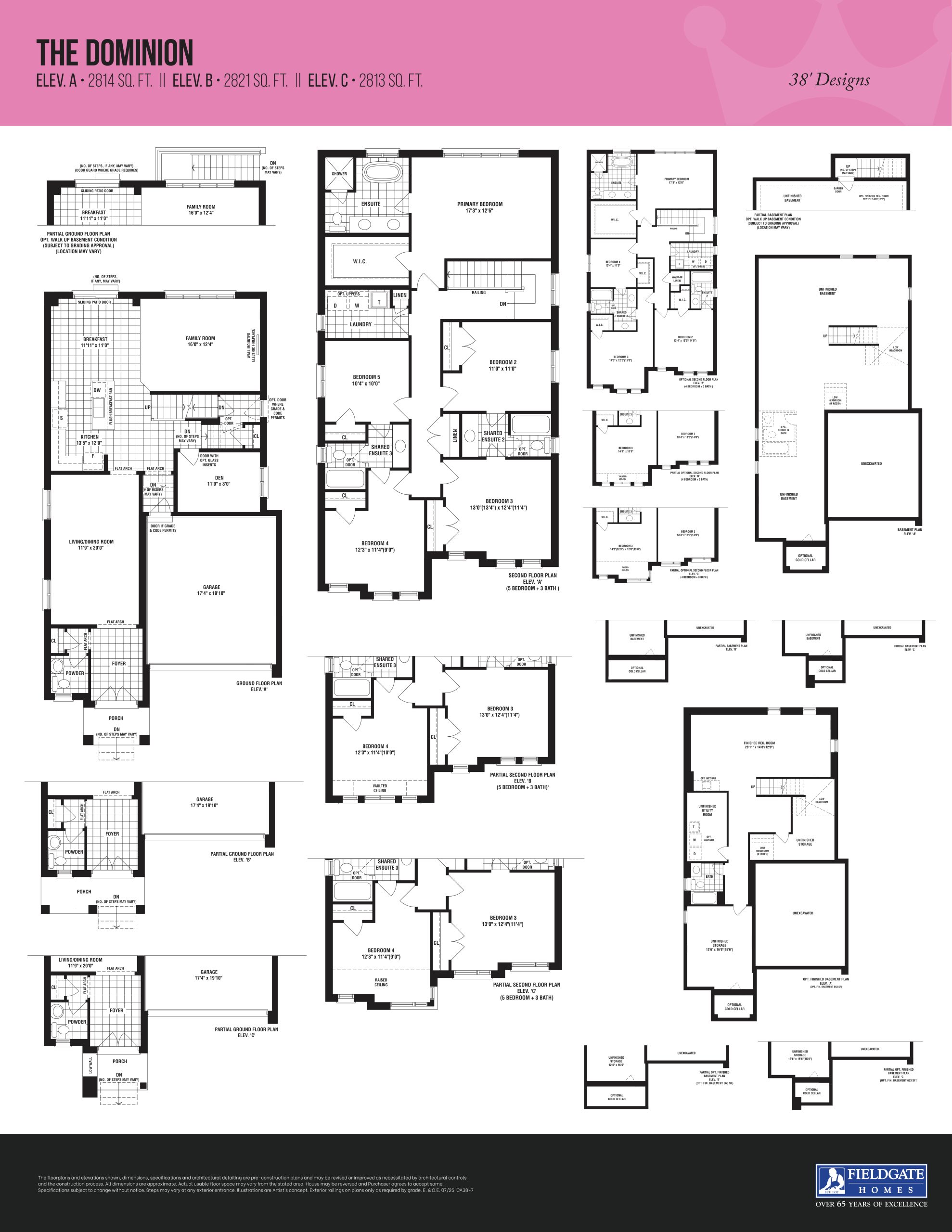 The Dominion floor plan