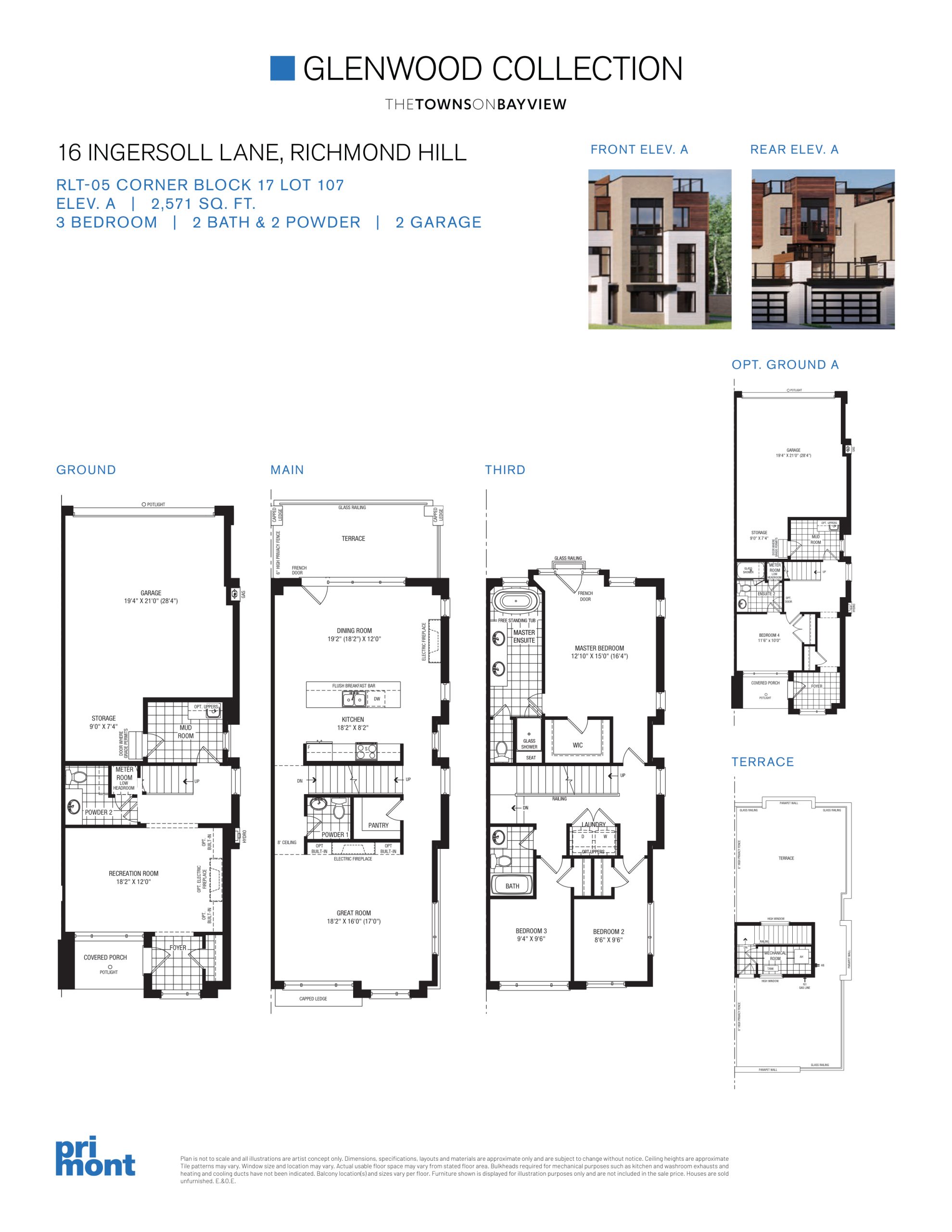 RLT-05 Corner Block 17 Lot 107 floor plan