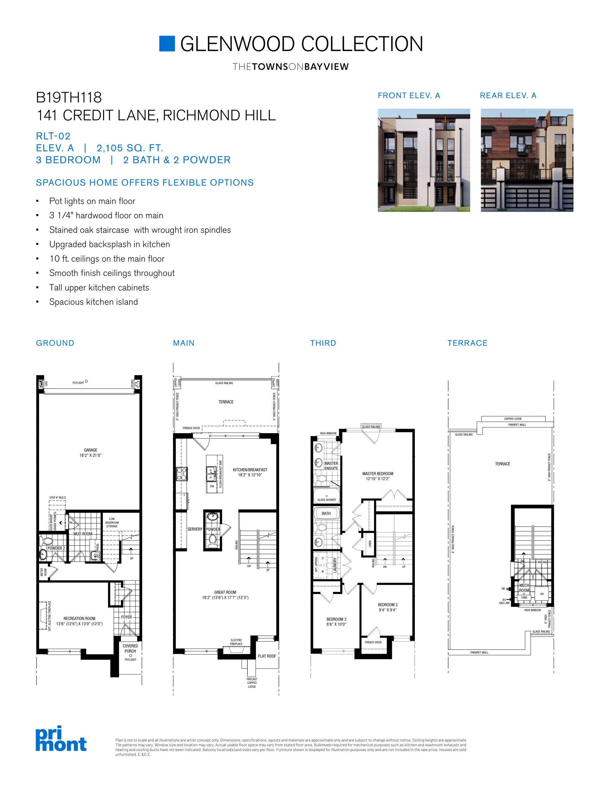 RLT-02 Elev A Lot 118 floor plan