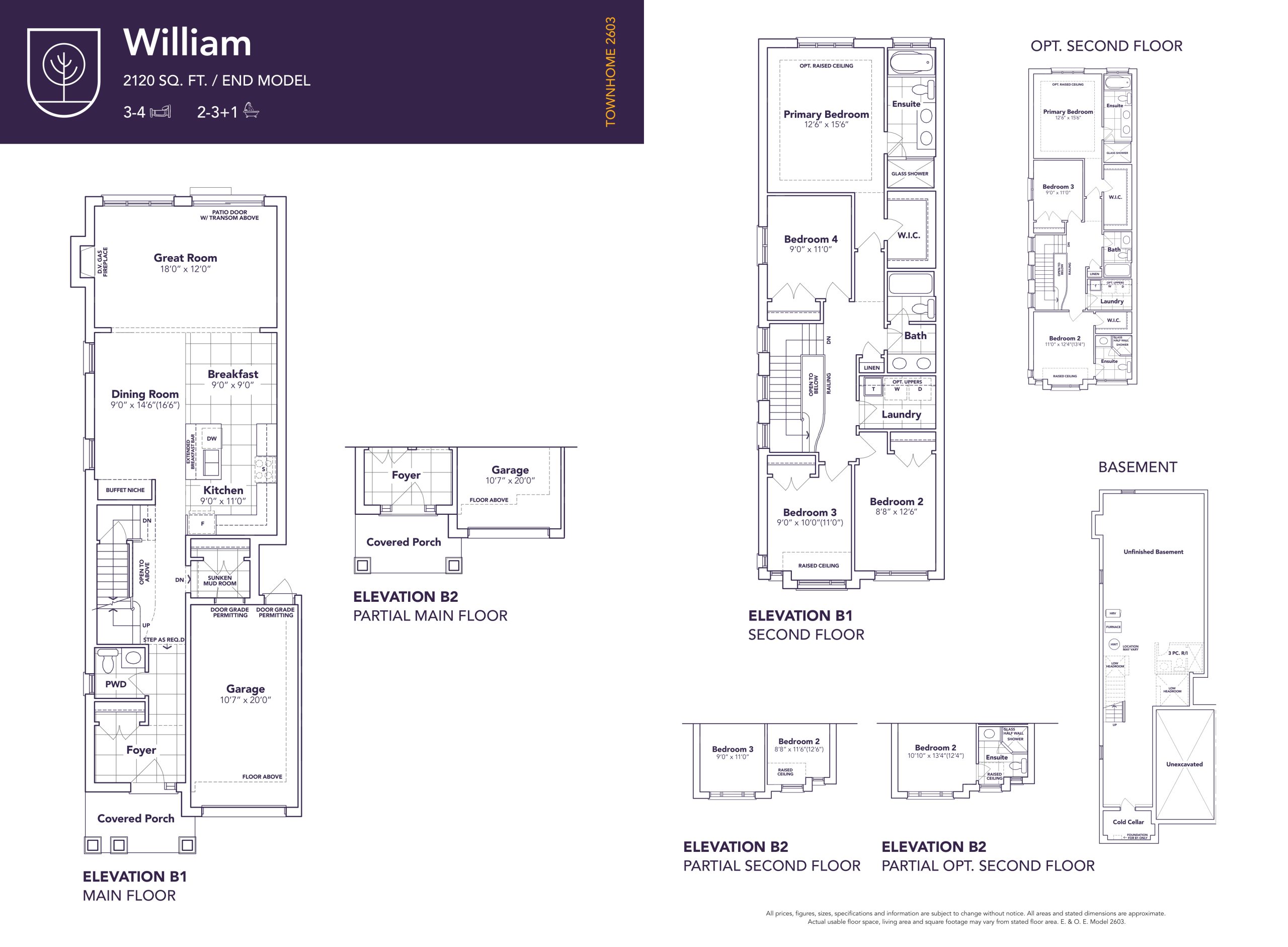 William floor plan