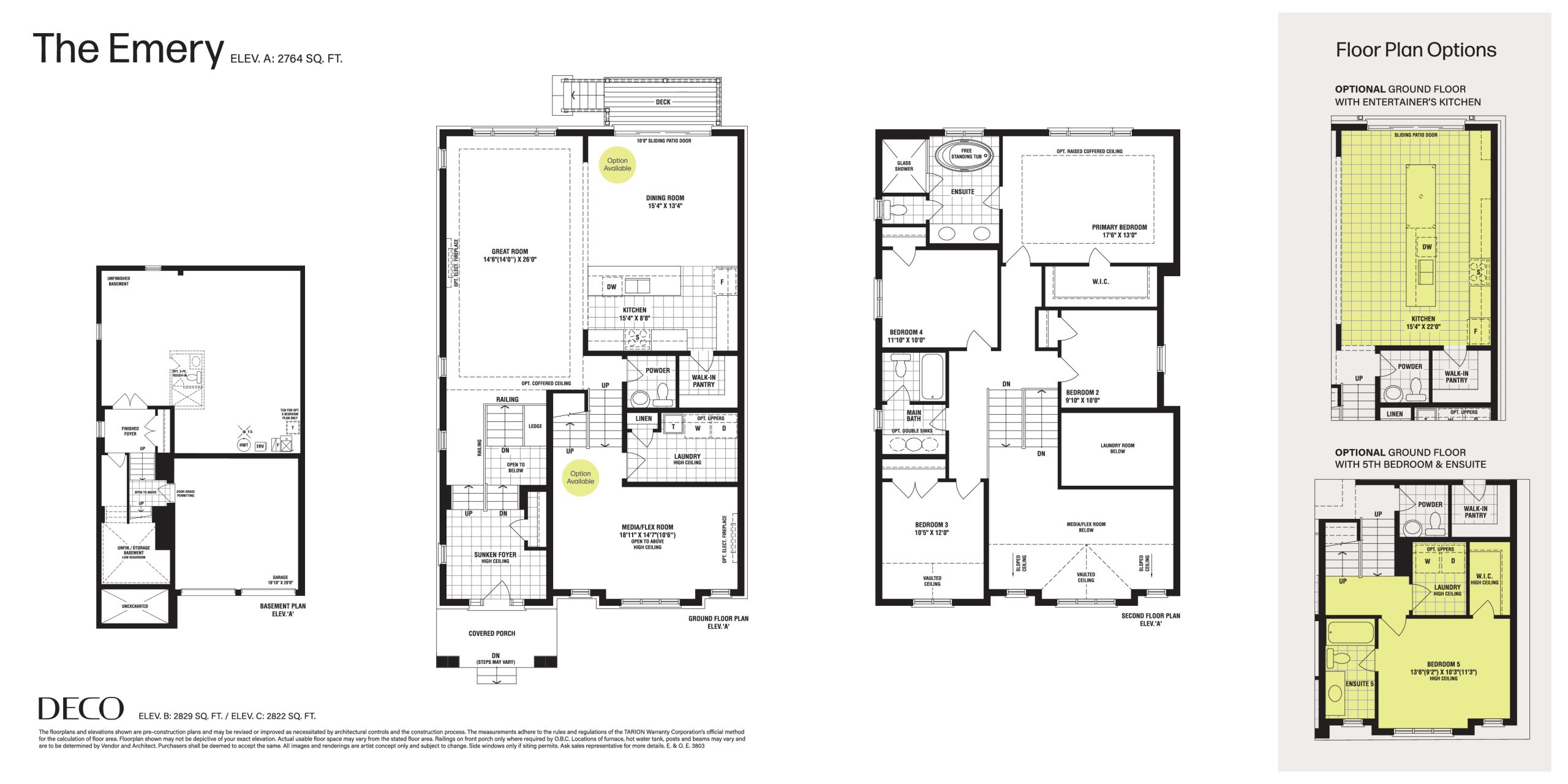The Emery floor plan