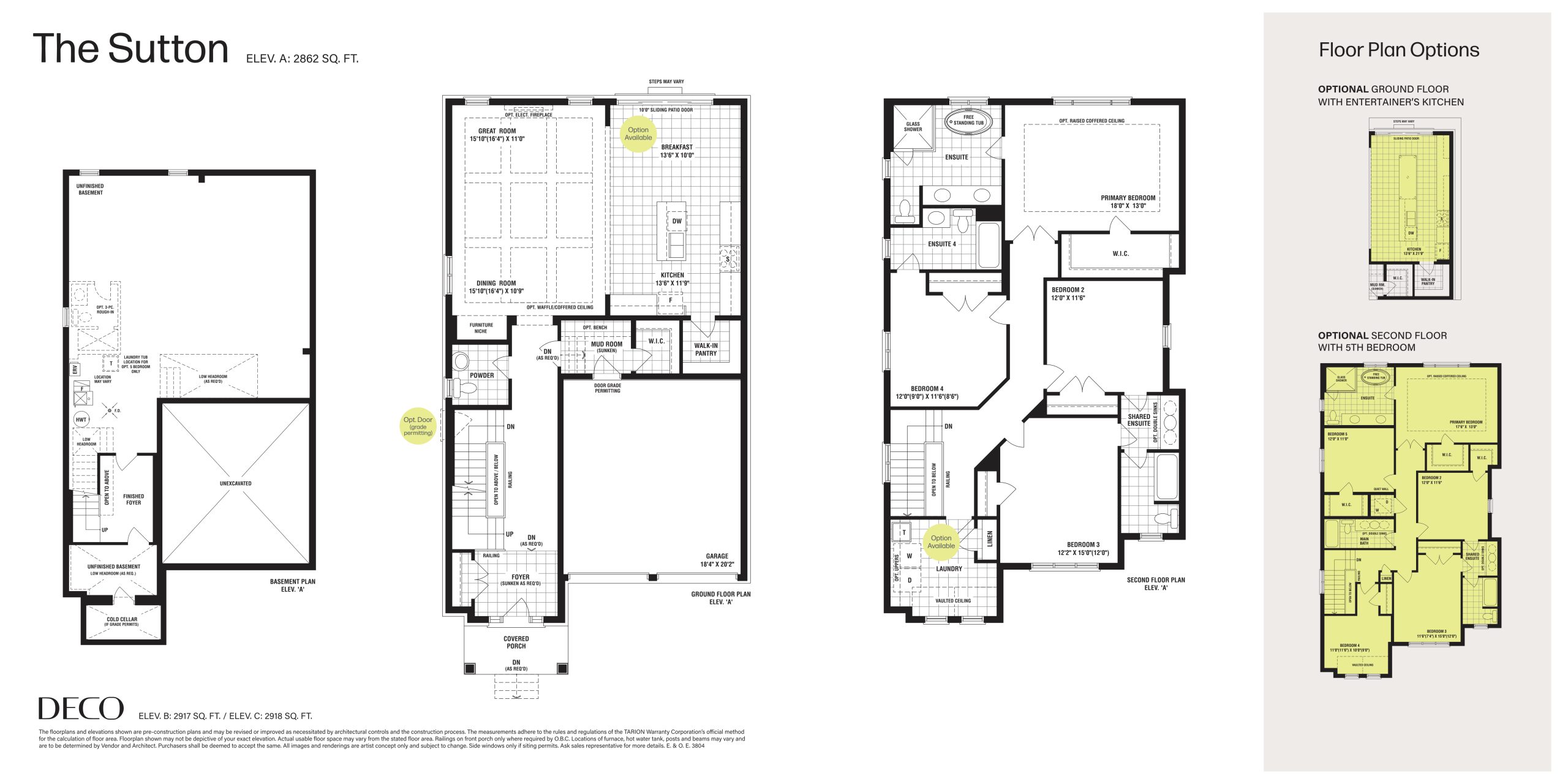 The Sutton floor plan