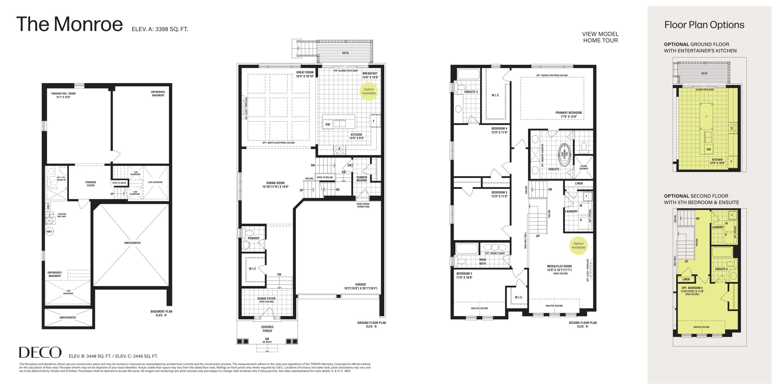 The Monroe floor plan
