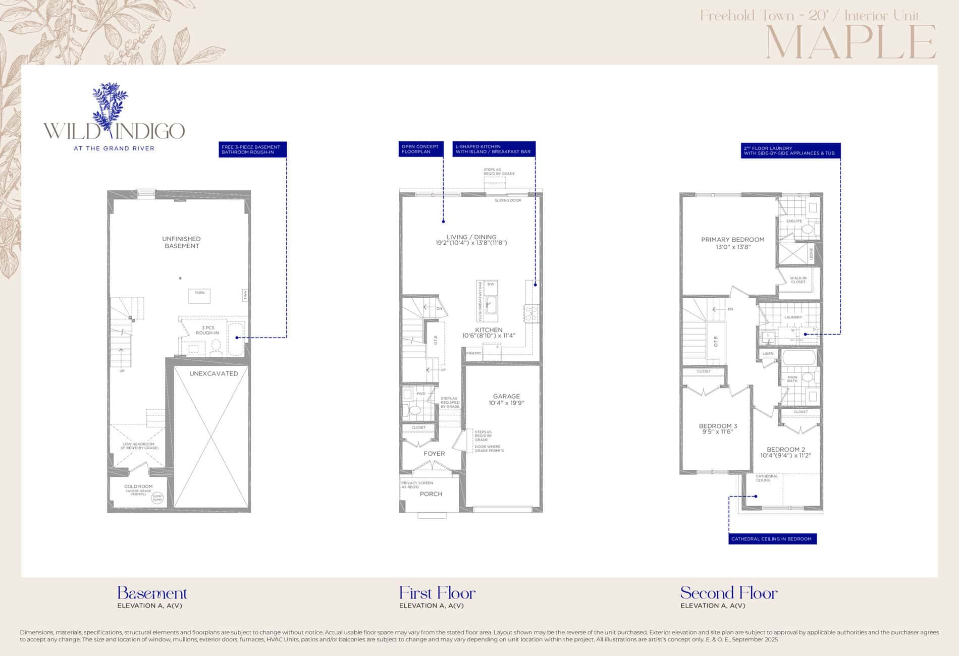 Maple floor plan