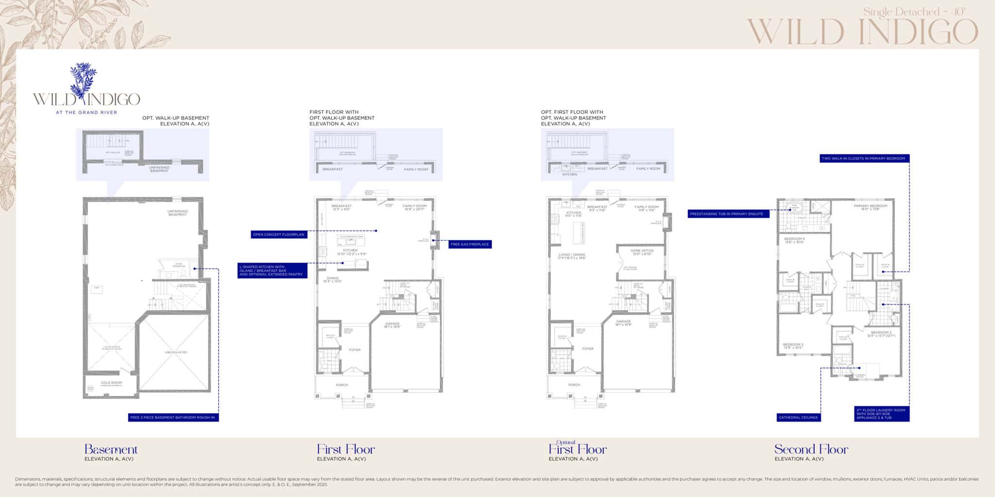 Wild Indigo floor plan