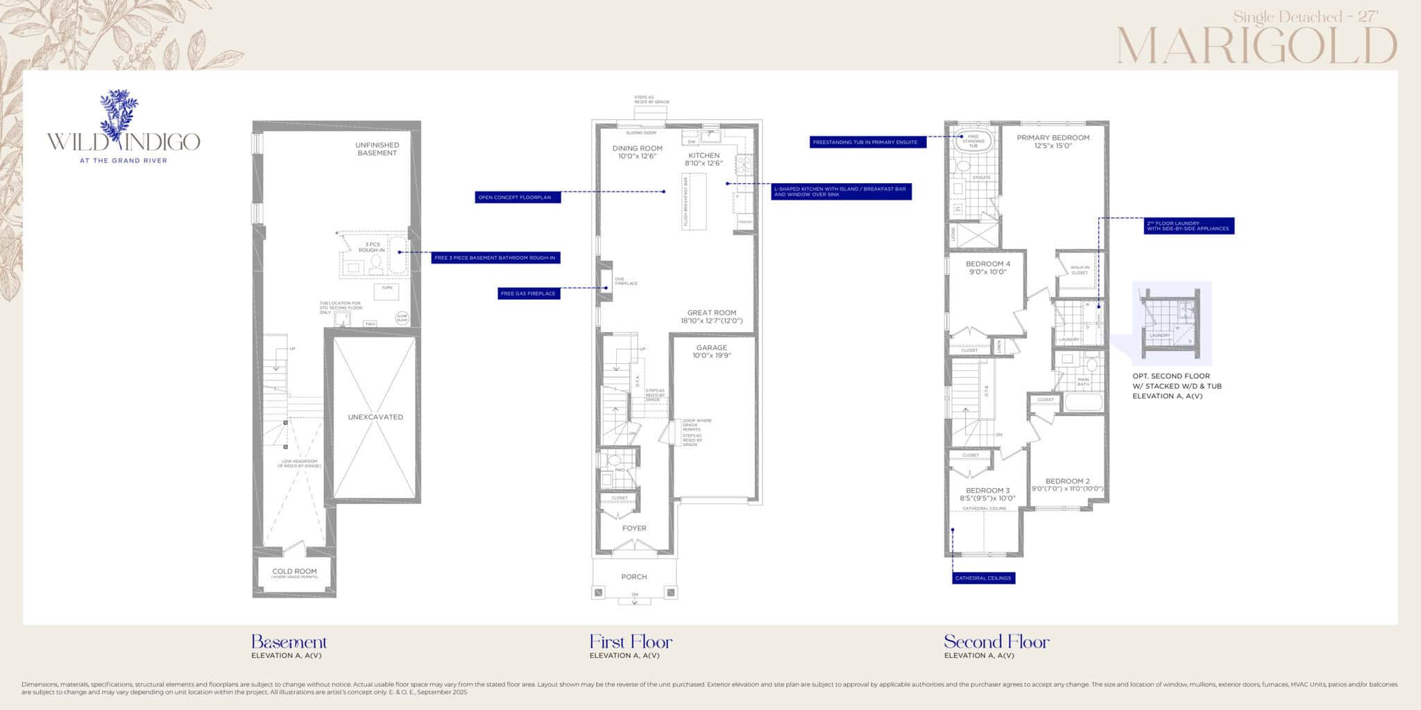 Marigold floor plan