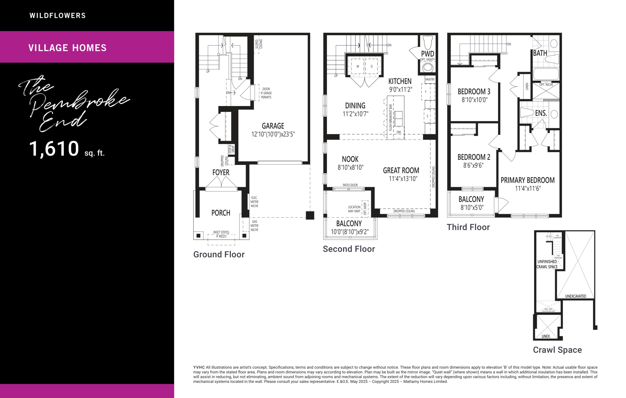 The Pembroke End floor plan