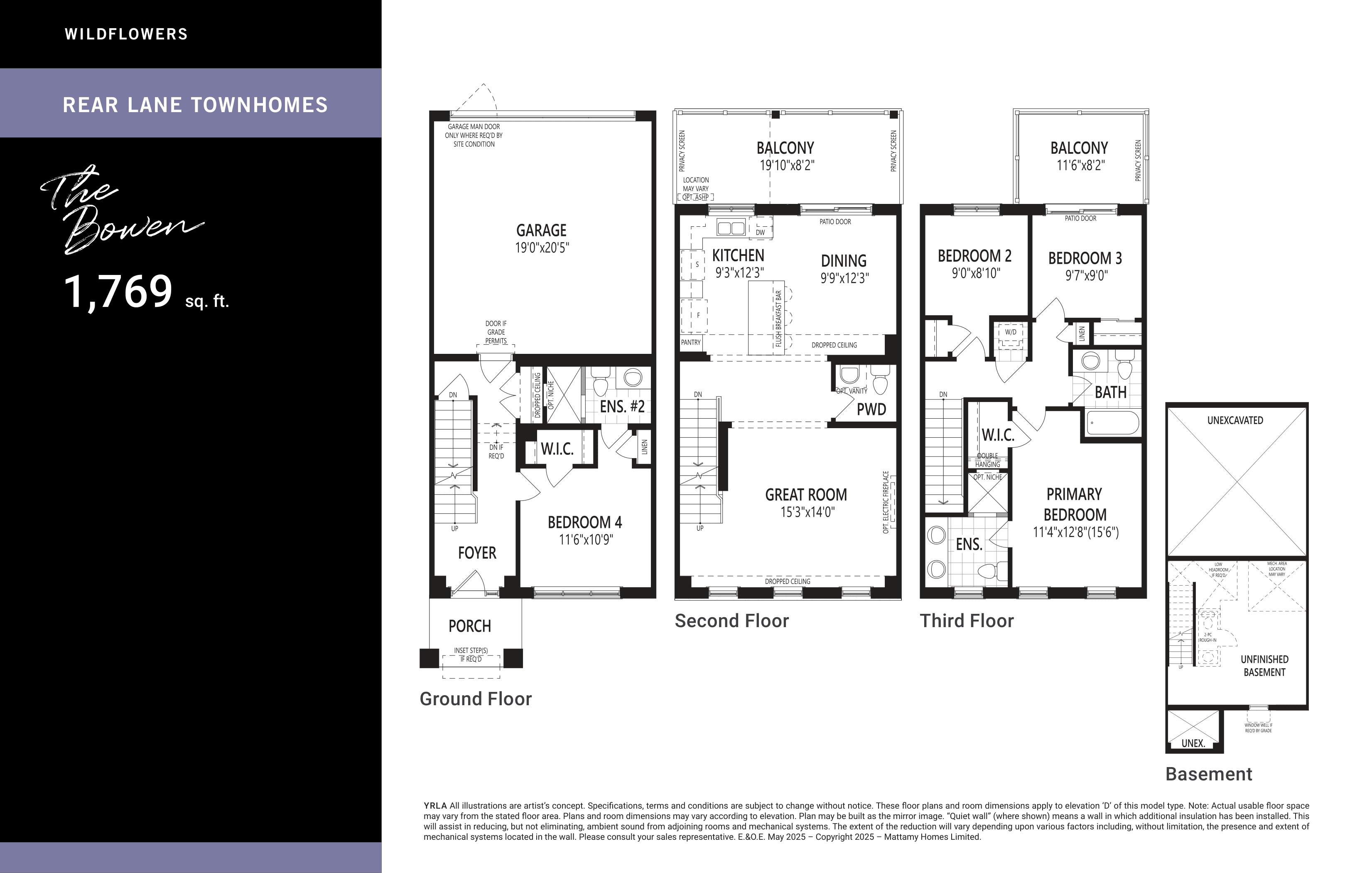 The Bowen floor plan
