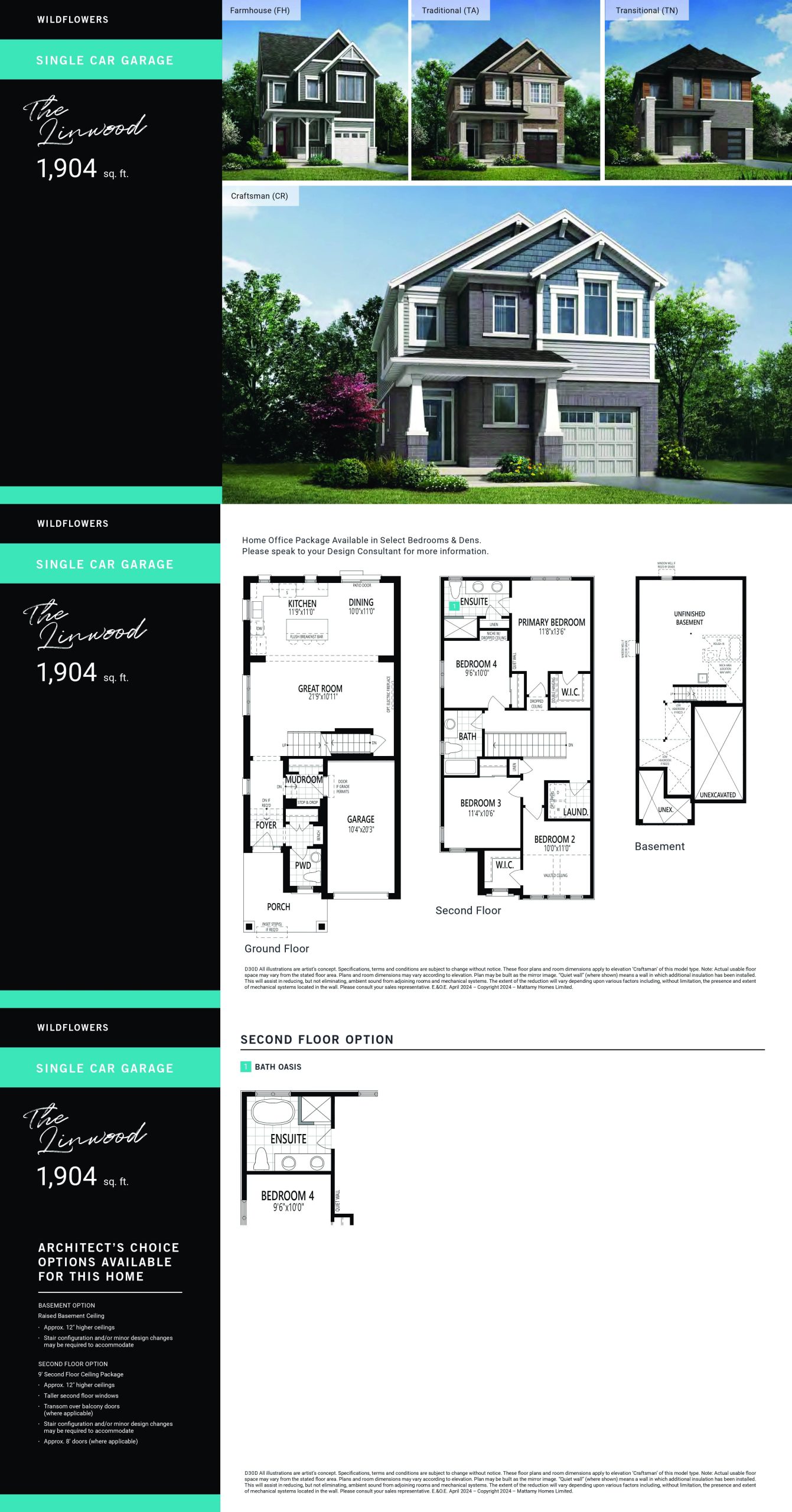The Linwood floor plan