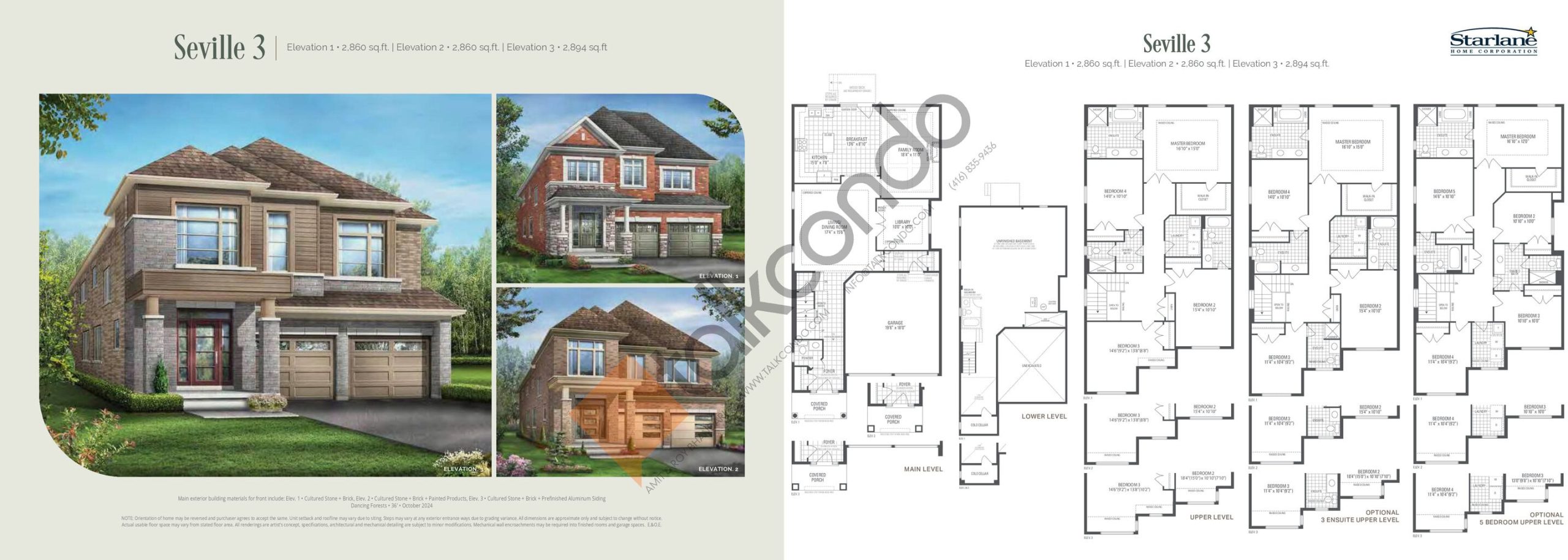 Seville 3 floor plan