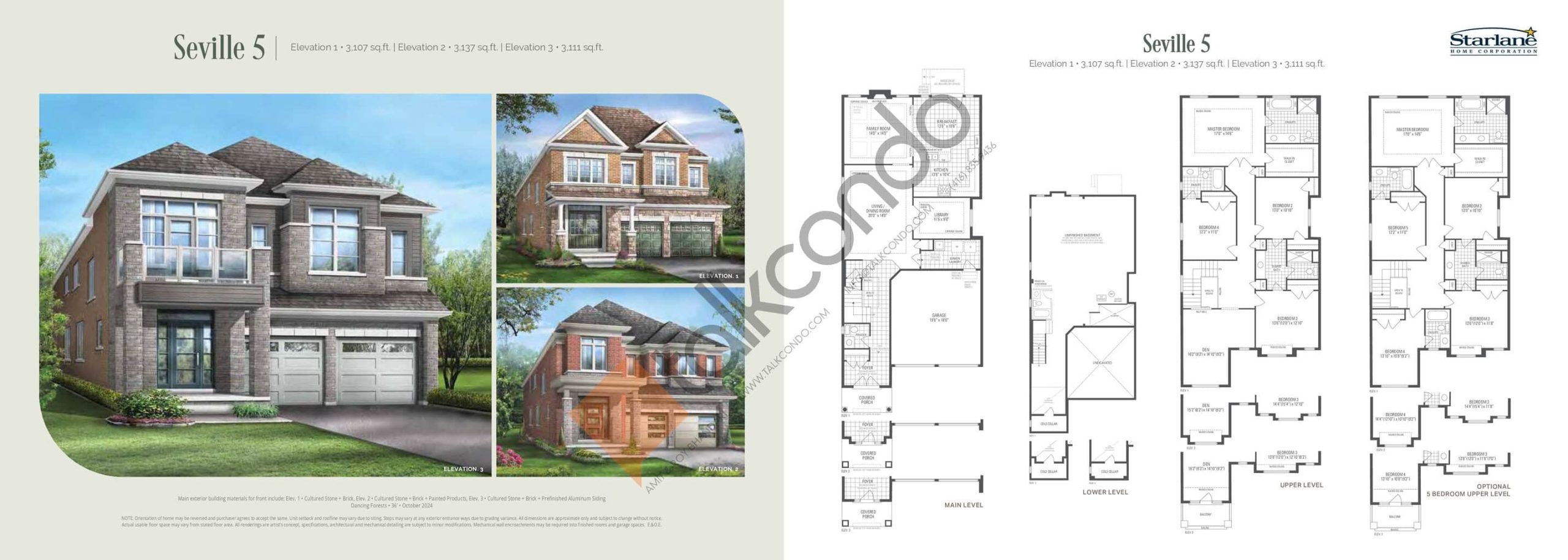 Seville 5 floor plan