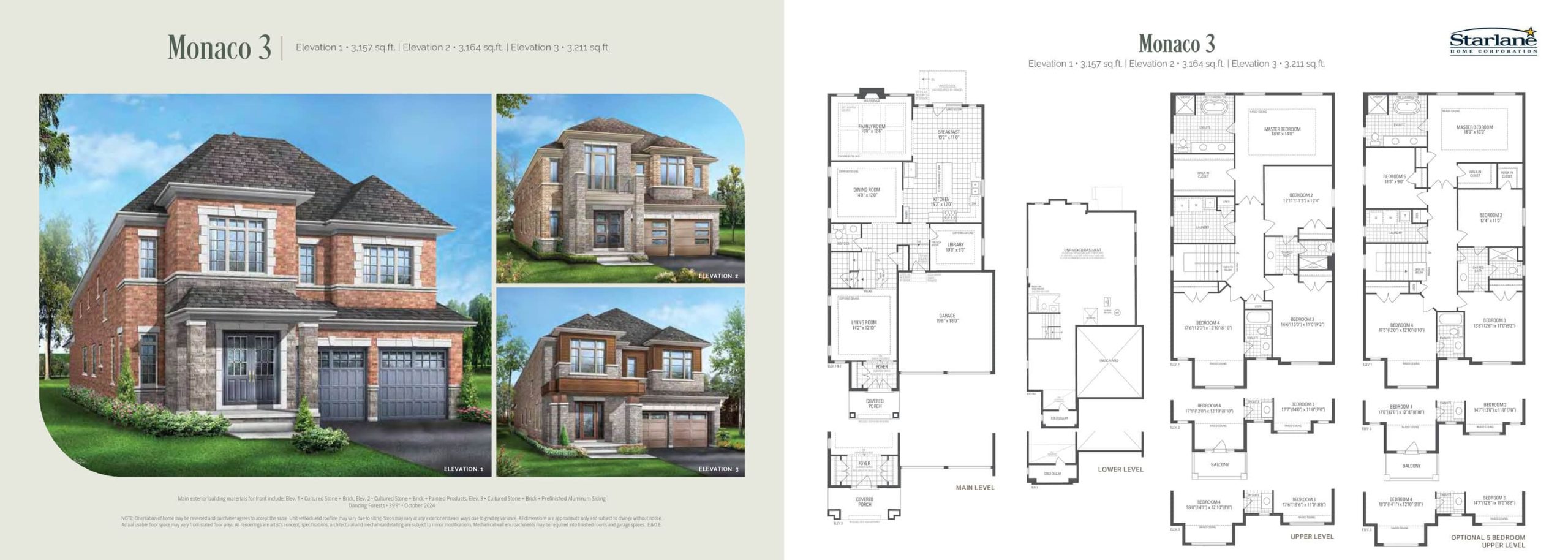 Monaco 3 floor plan