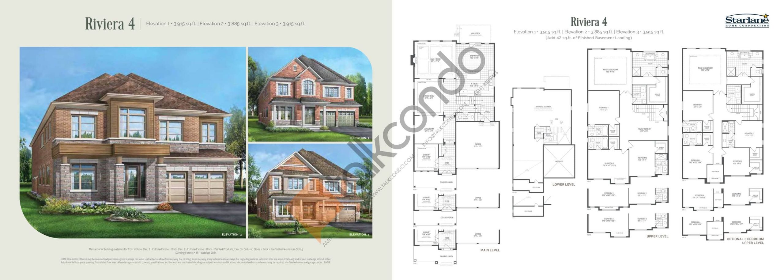 Riviera 4 floor plan