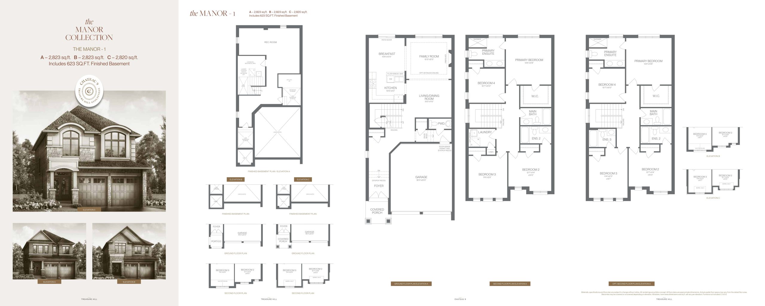 The Manor-1 floor plan