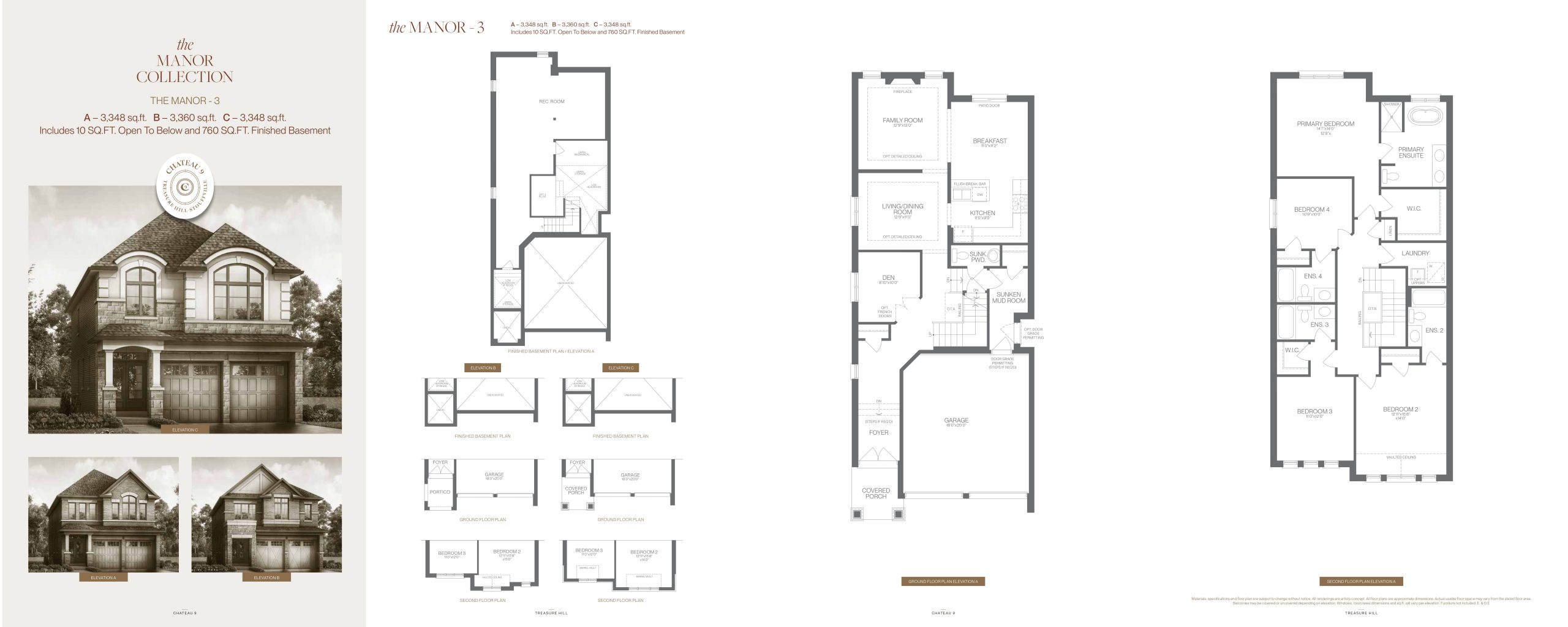 The Manor-3 floor plan