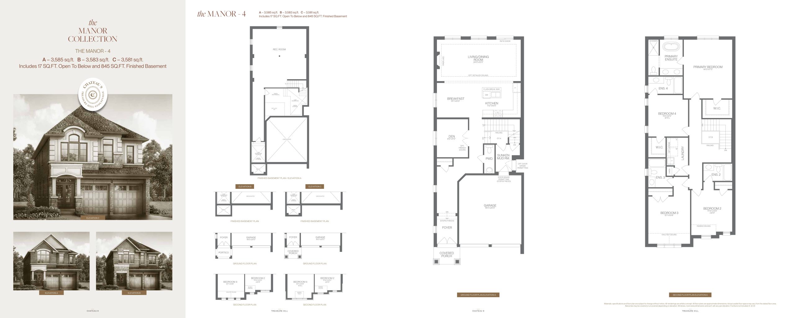 The Manor-4 floor plan
