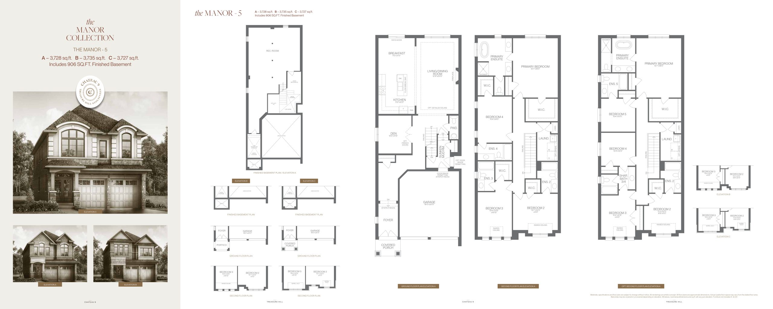 The Manor-5 floor plan