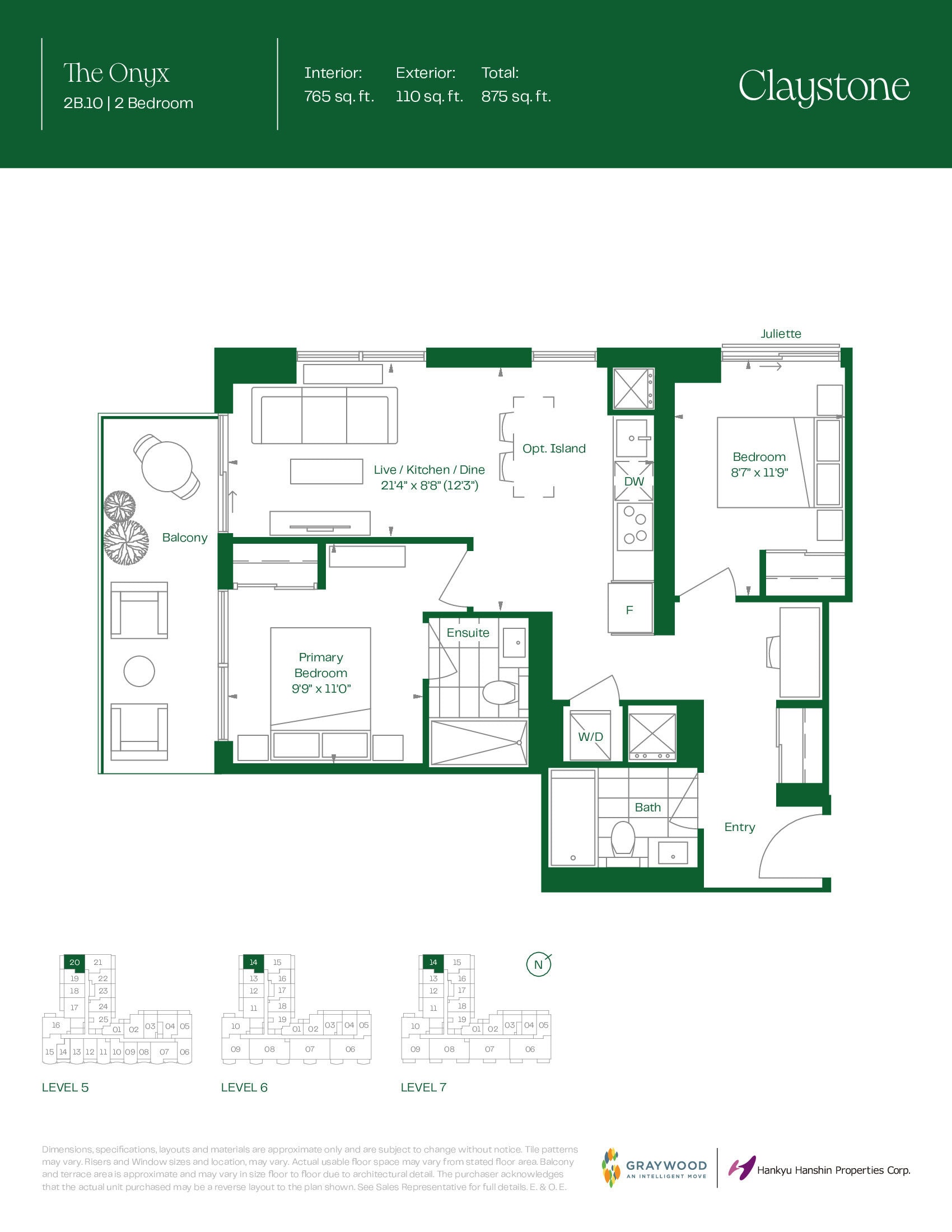 The Onyx floor plan
