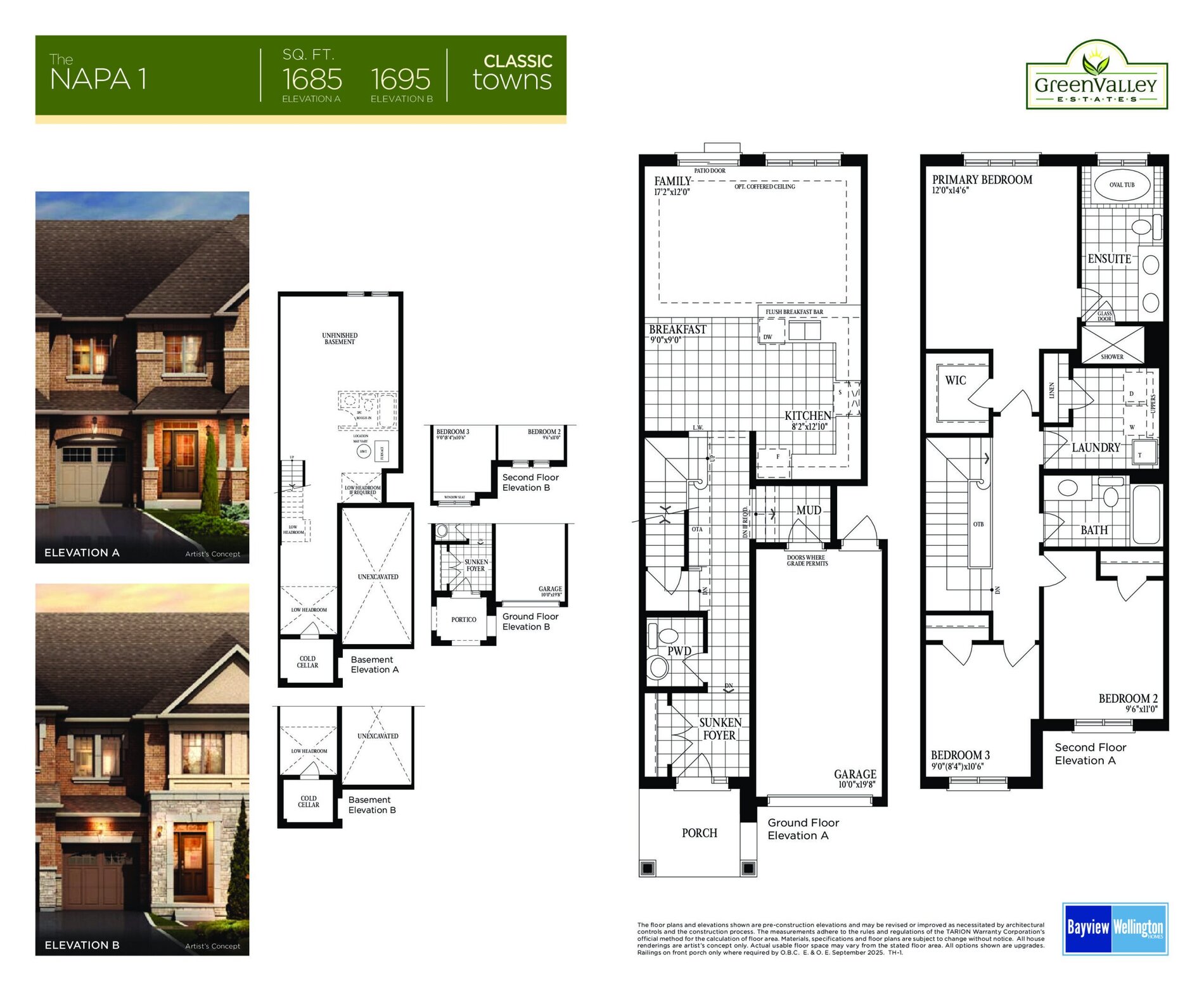 The Napa 1 floor plan
