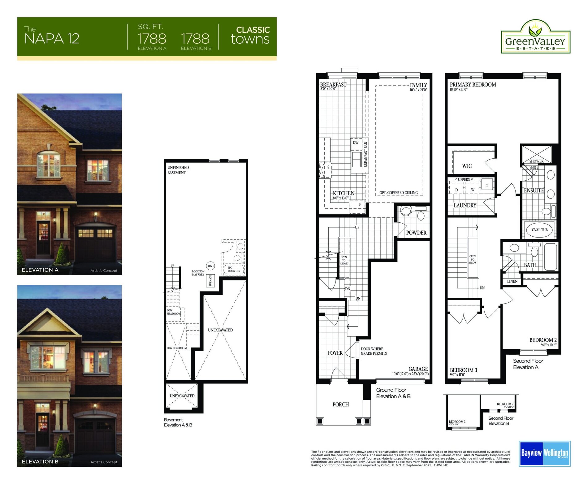 The Napa 12 floor plan