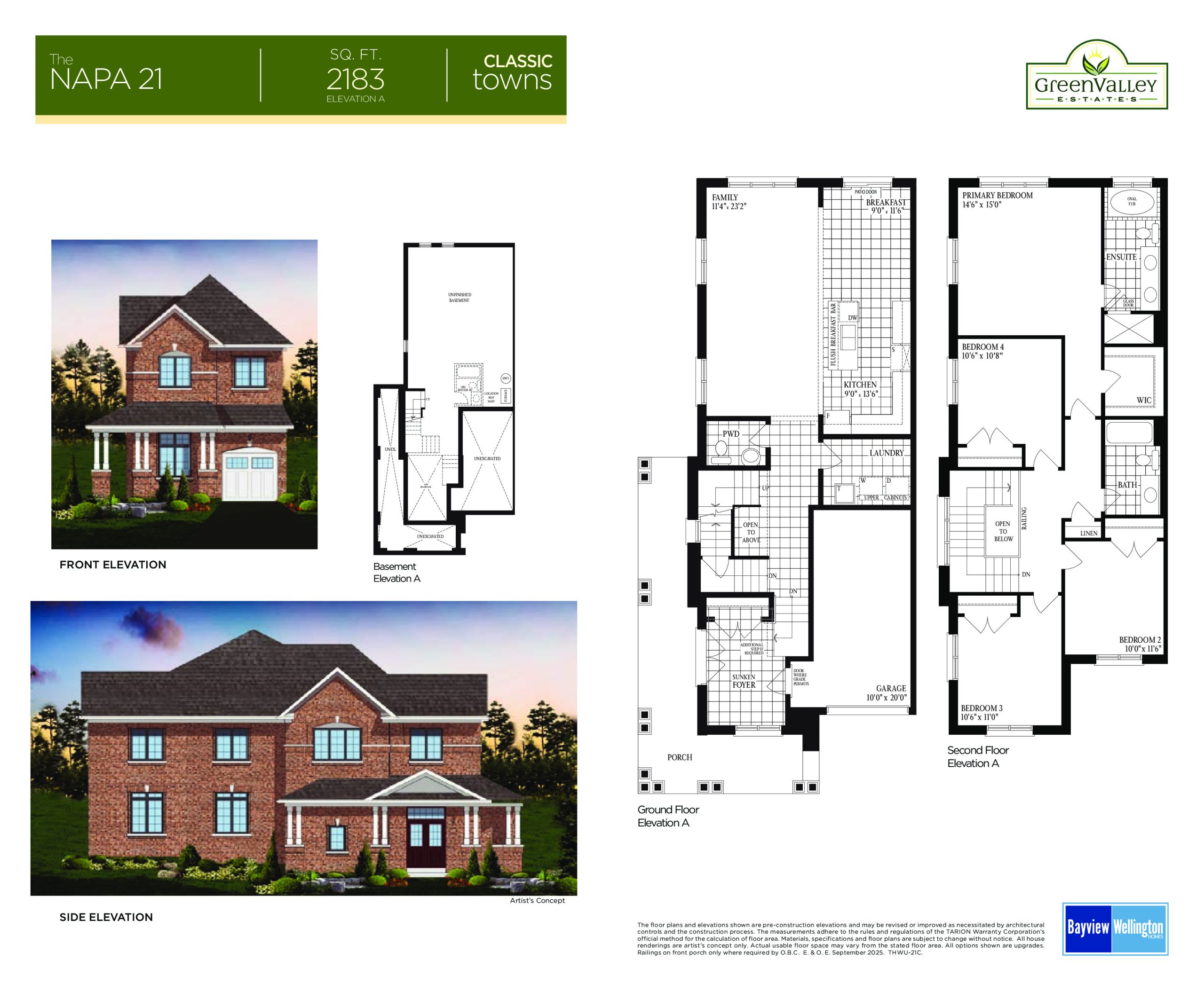 The Napa 21 floor plan