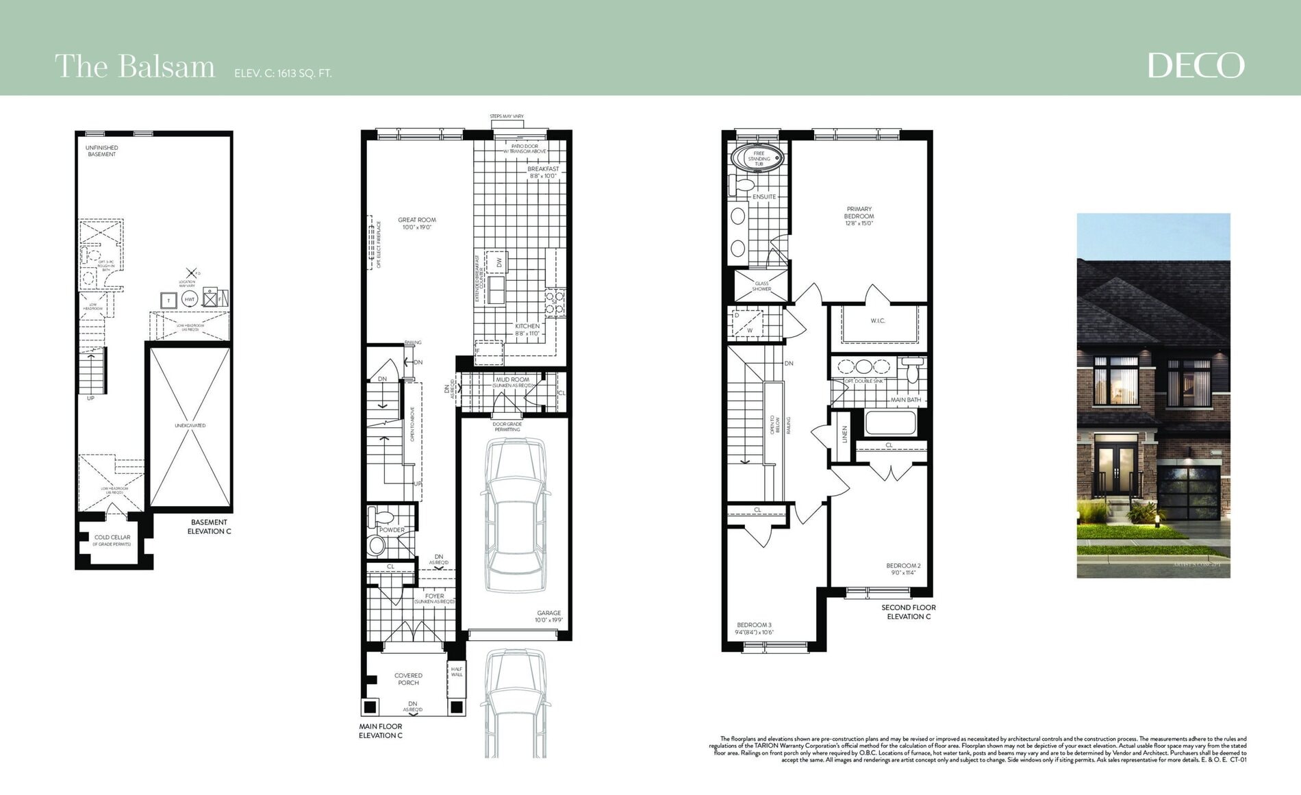 The Balsam floor plan