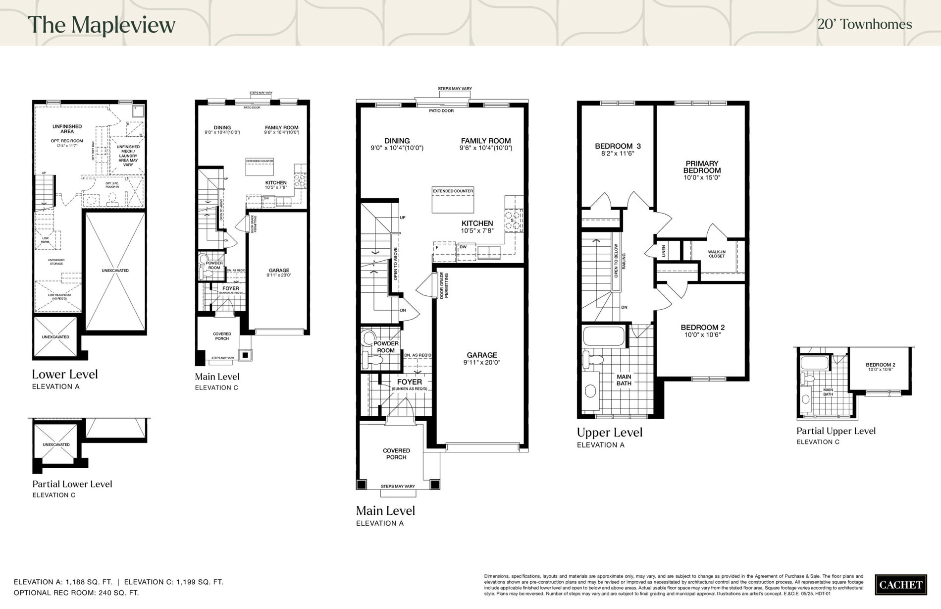 The Mapleview floor plan