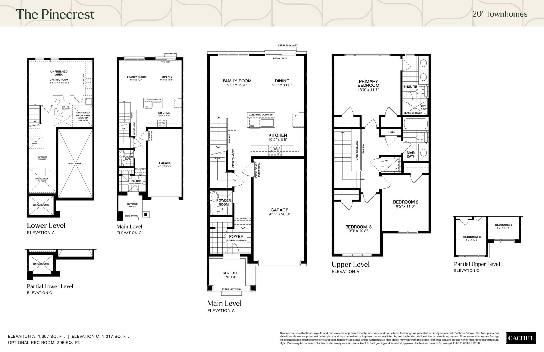 The Pinecrest floor plan