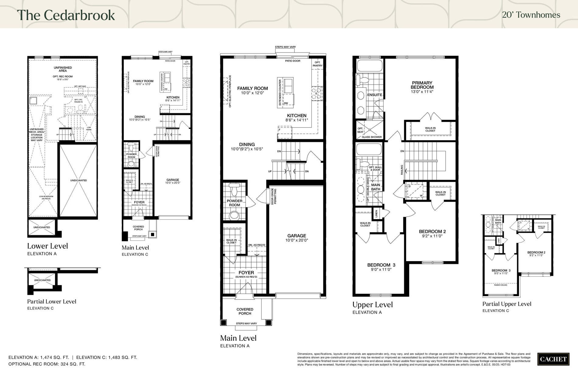 The Cedarbrook floor plan