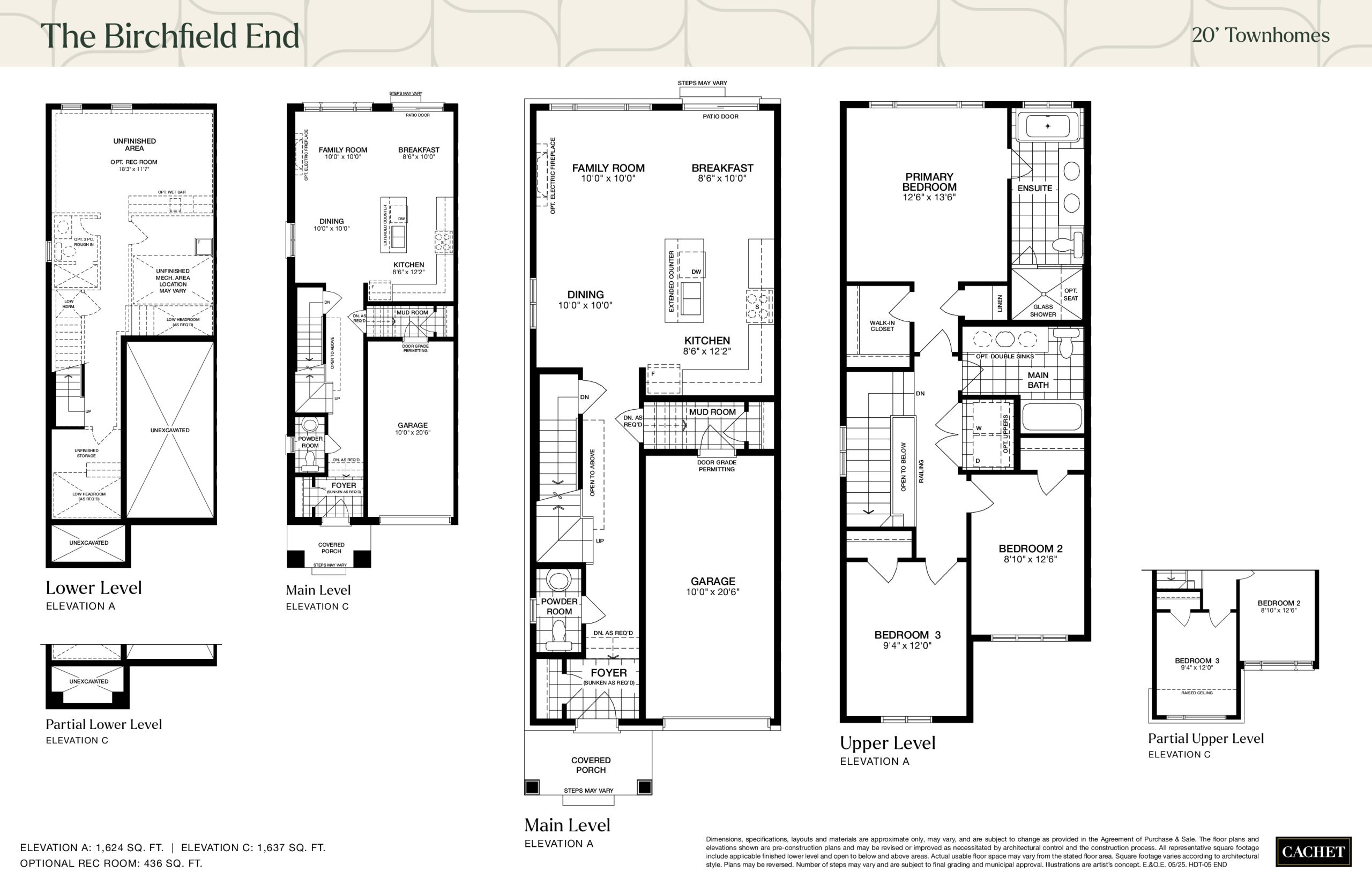 The Birchfield End floor plan