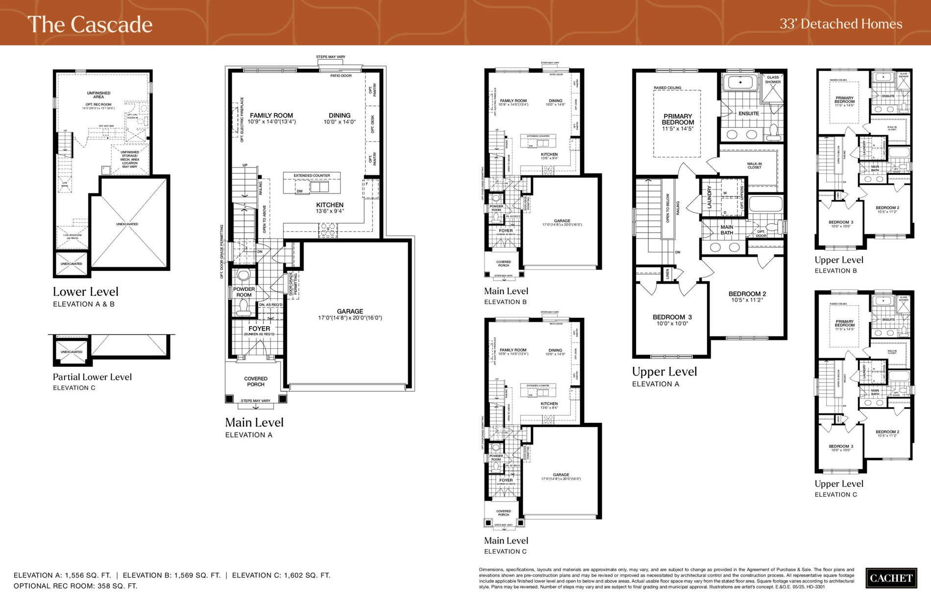 The Cascade floor plan