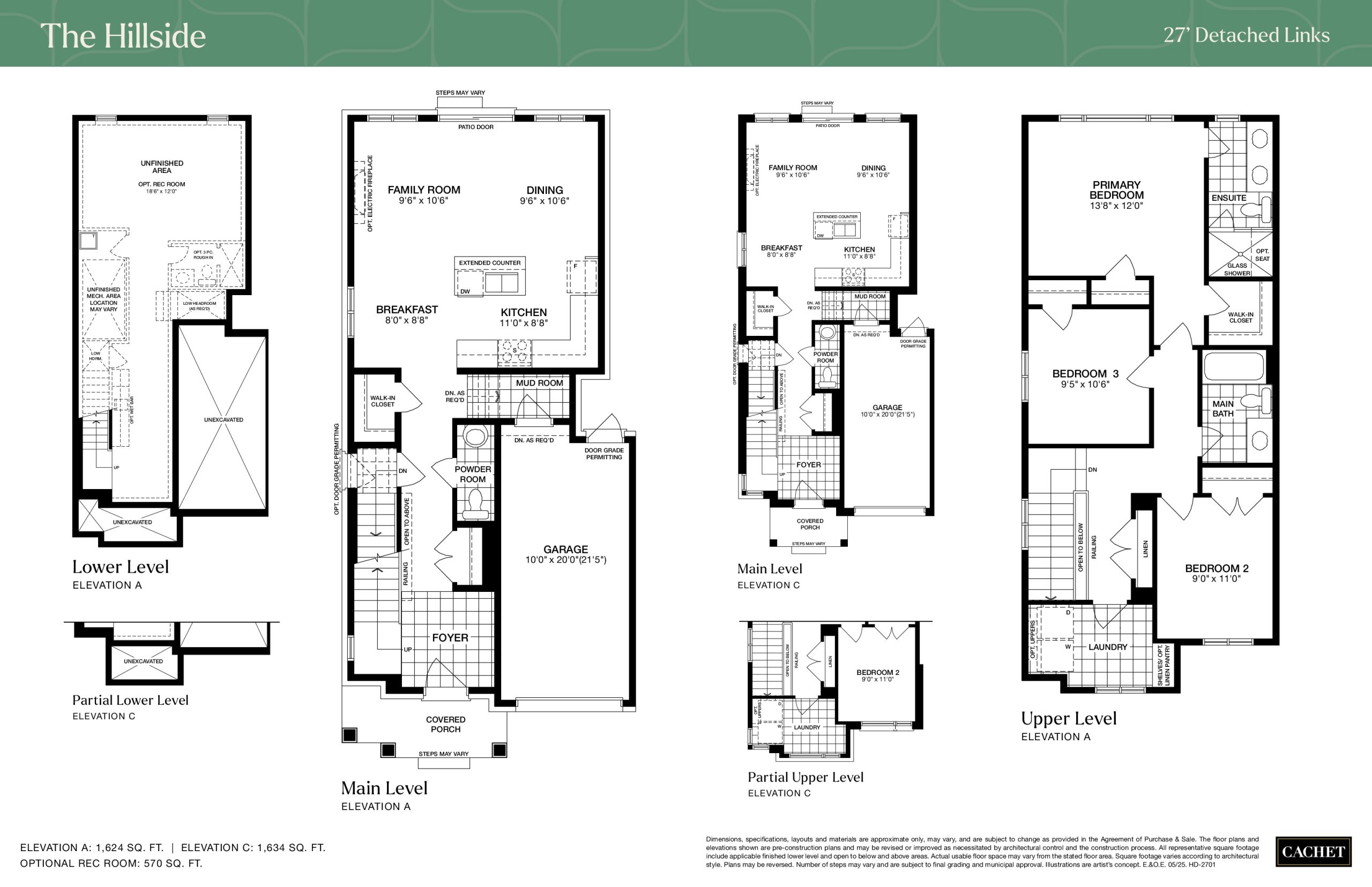 The Hillside floor plan