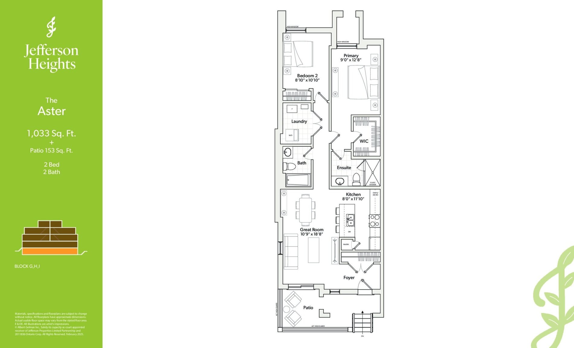The Aster floor plan